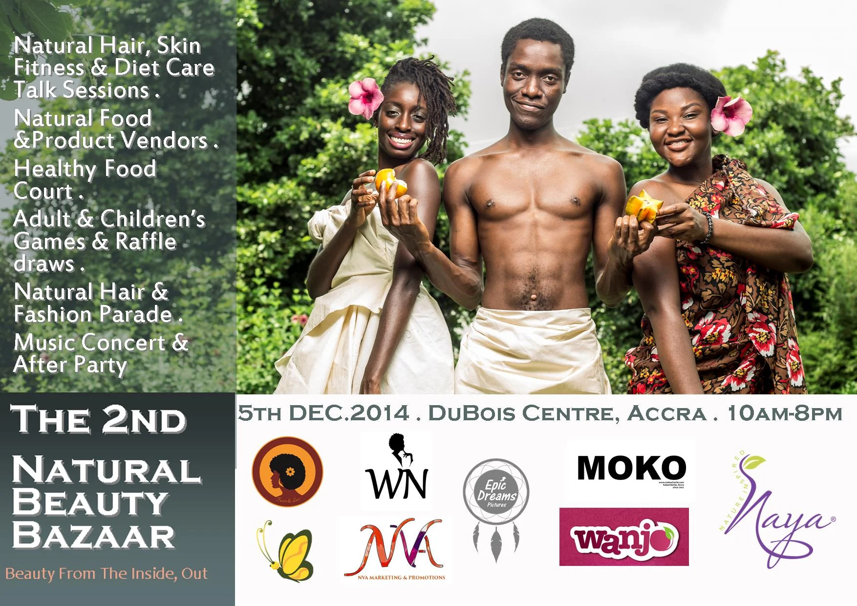 NATURAL LIFESTYLERS! ITs The 2ND Natural Beauty Bazaar Coming Up On The 5th of December!