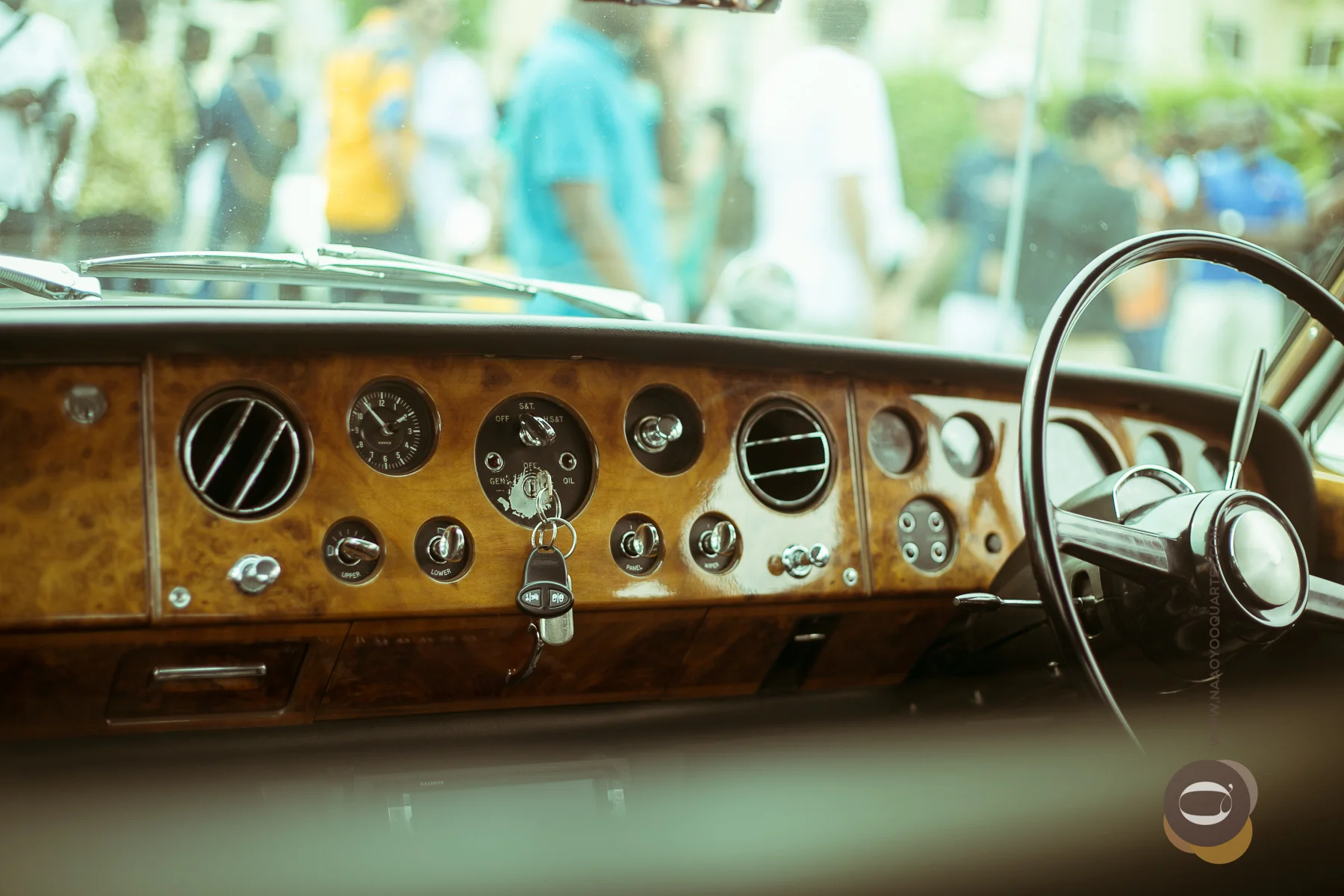 Interior of Rolls Royce Silver Shadow