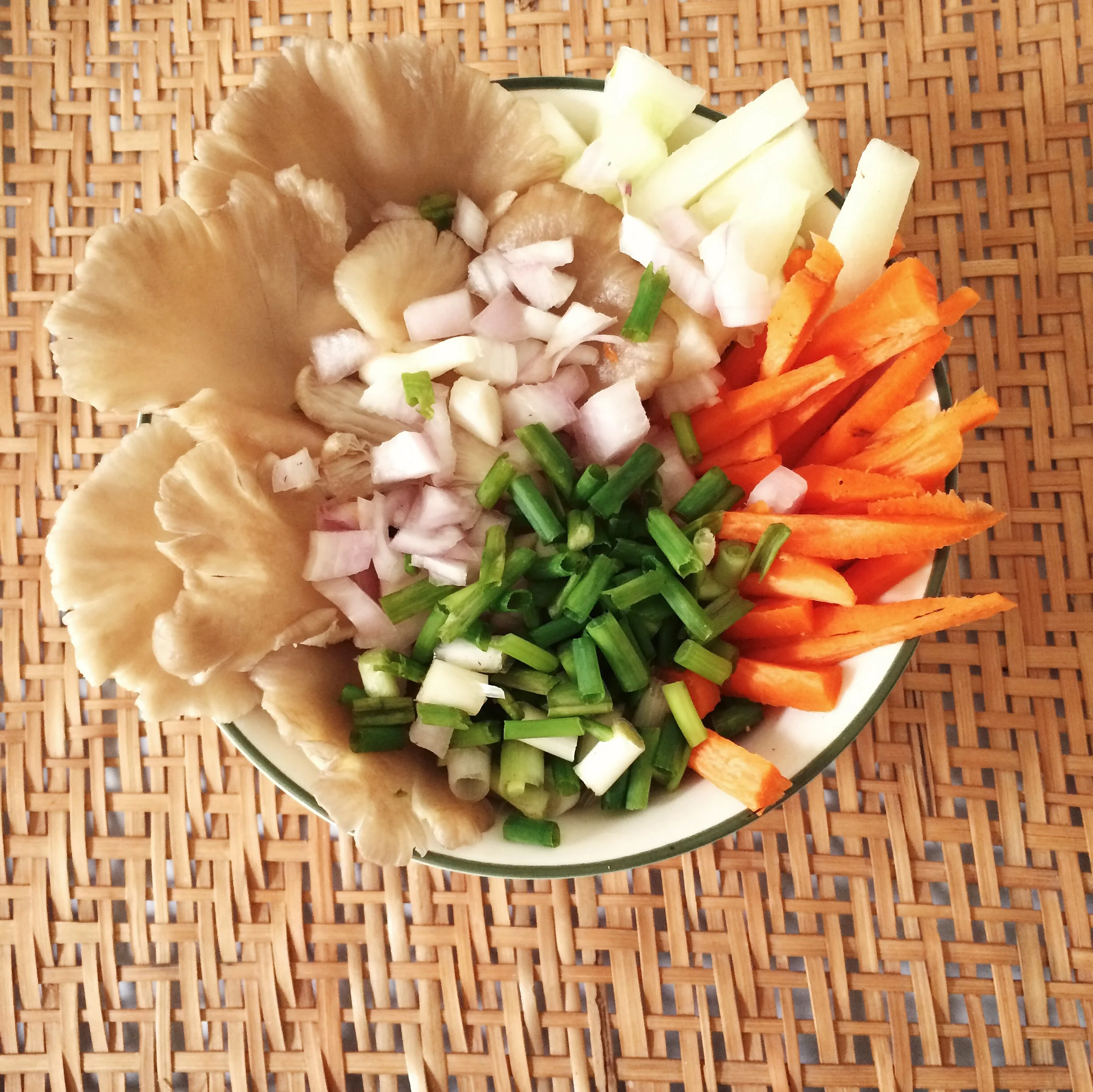 A cozy of ingredients