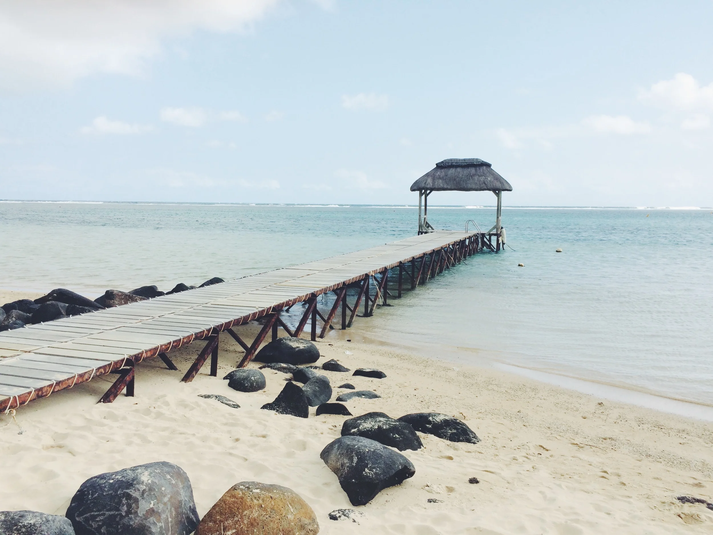 The pier at Outrigger Resort