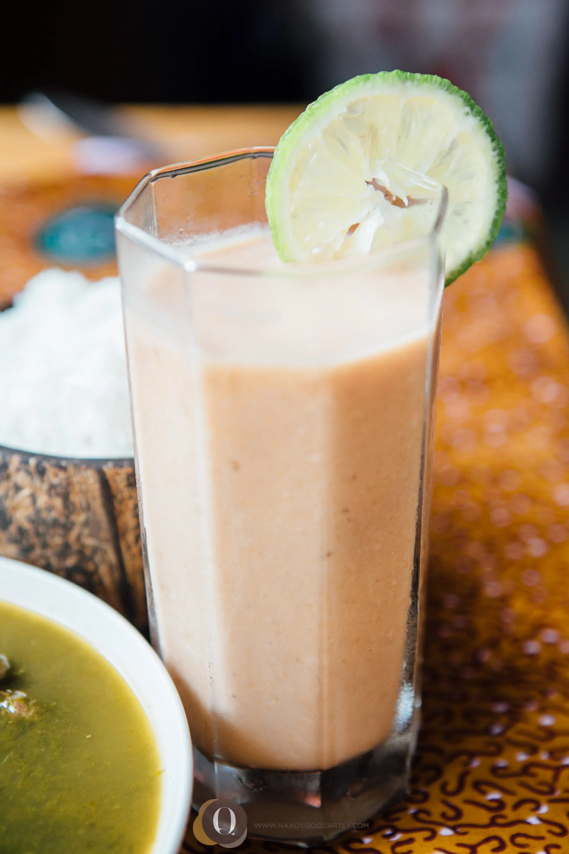Easy To Make: Homemade Coconut & Banana Smoothie.