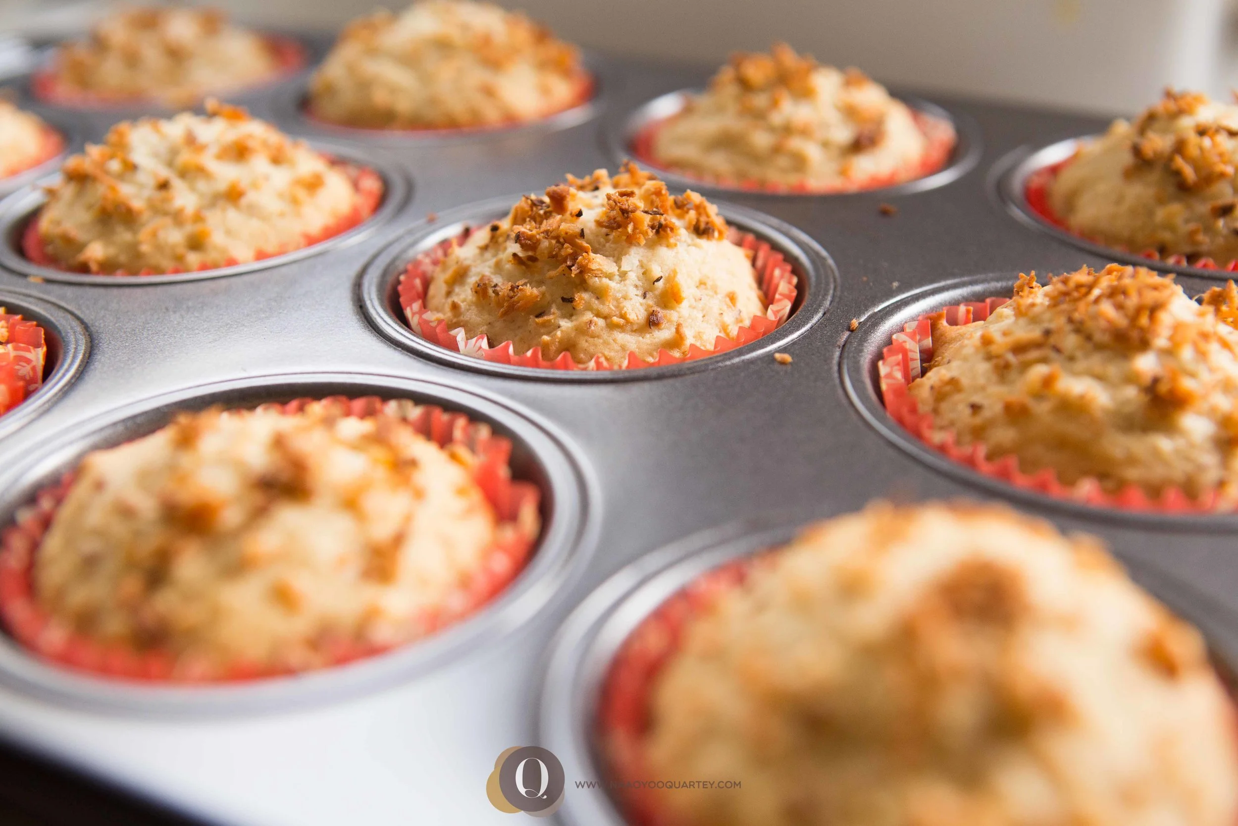 Easy To Make: The Perfect Homemade Coconut Muffins.