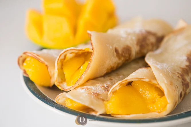 Easy To Make: Caramelized Mango Stuffed Crepes