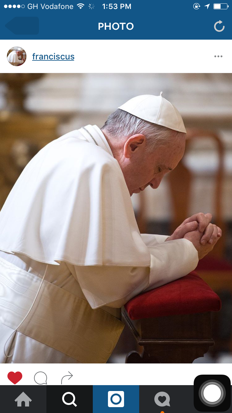 Pope Francis Just Got On Instagram With 285K Followers Already! (Dont Hate)