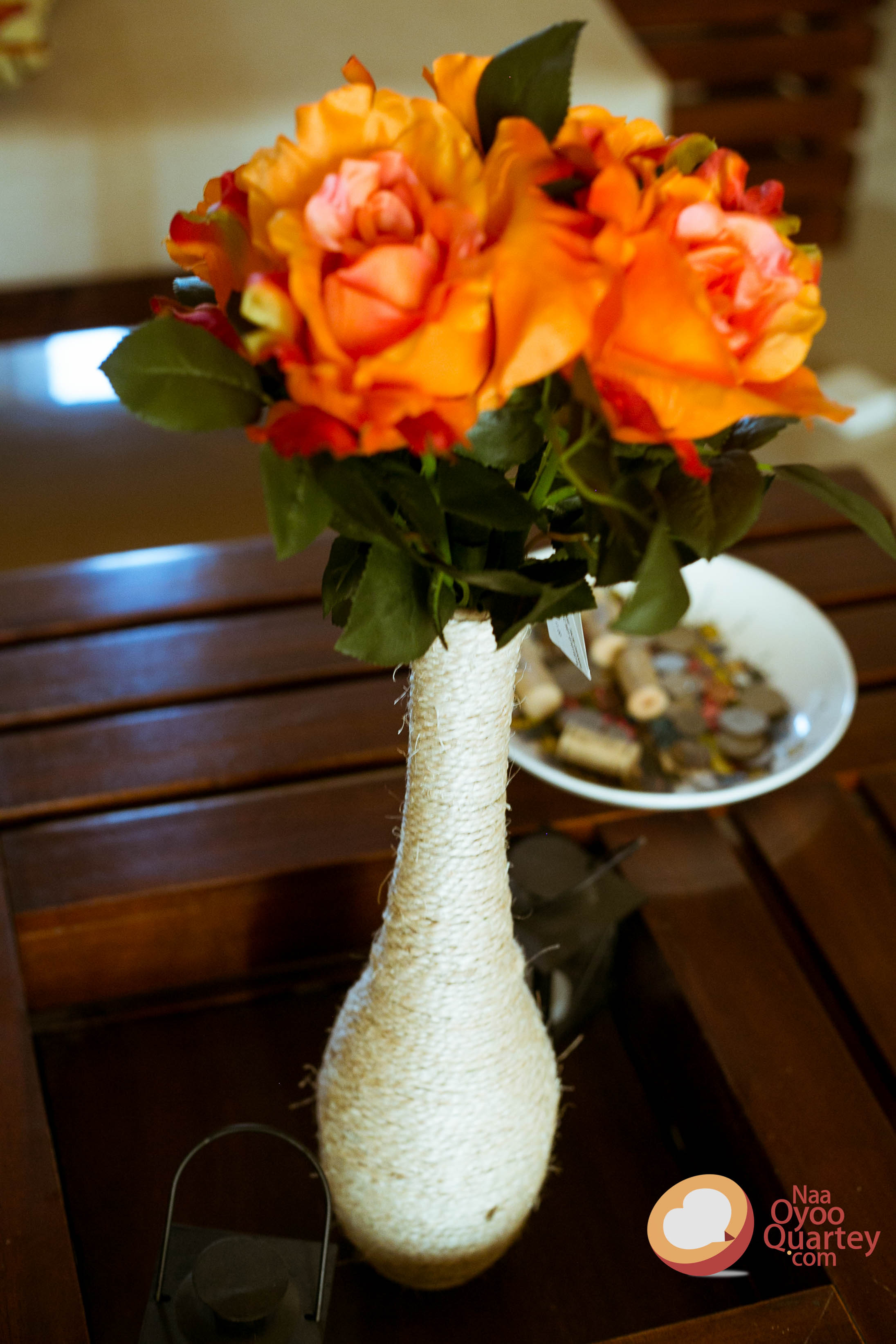 How To Make A Sisal Rope Flower Vase For Your Living Room Naa Oyoo Quartey