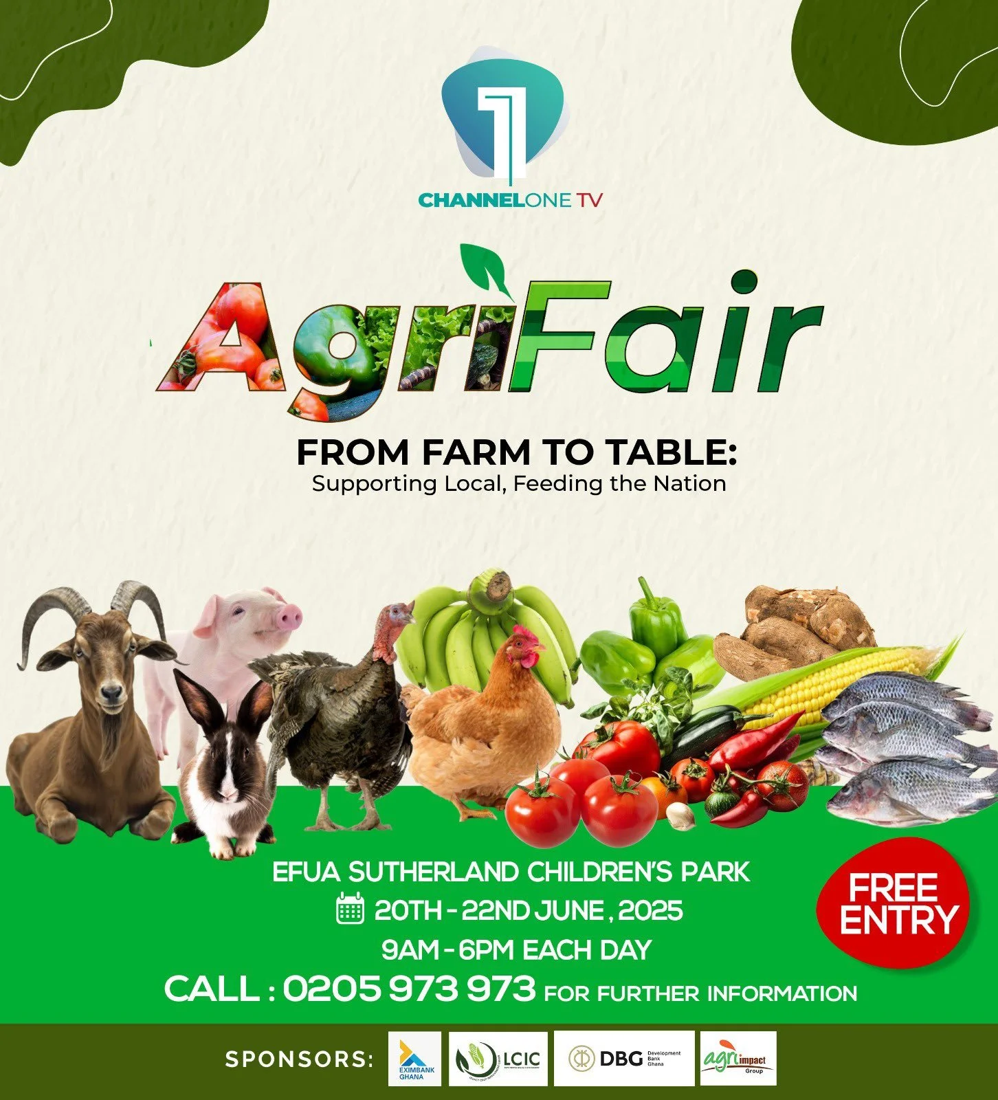 Channel1 TV & Citi97.3FM To Organise AgriFair2025. 