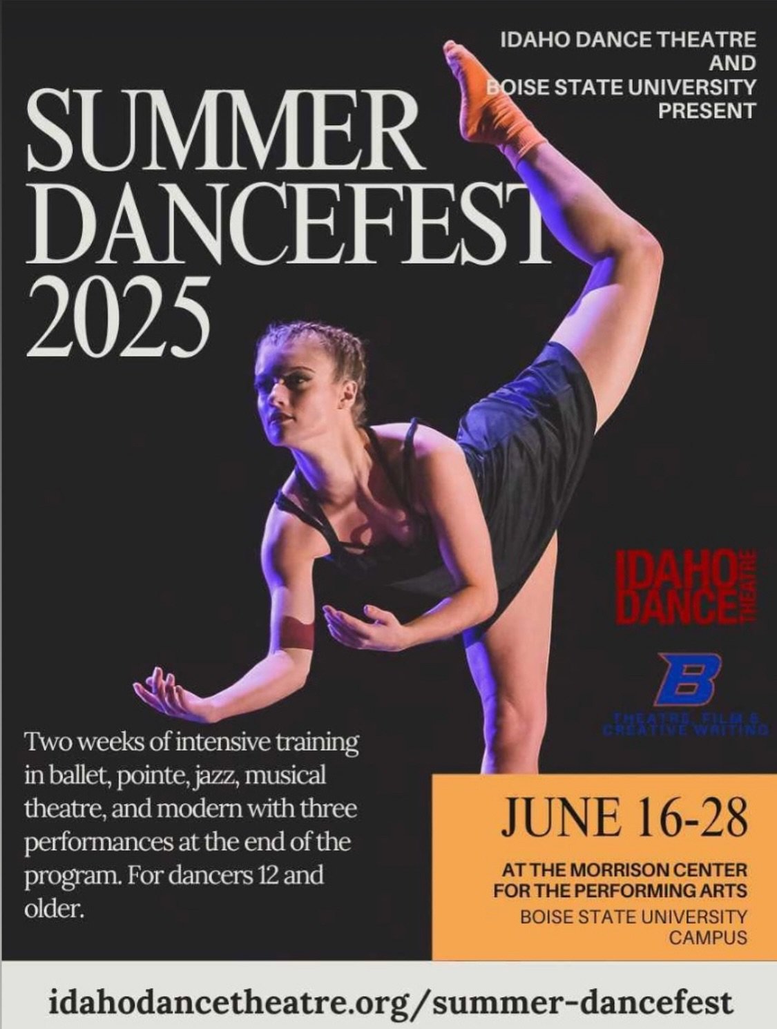 Calling all dancers! Placement auditions are open for Summer DanceFest (see second slide for dates) link in bio for audition RSVP and more workshop details!