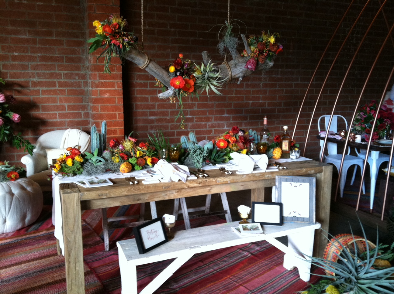 This amazing design by A Charming Occasion and florals by Botany Flowers
