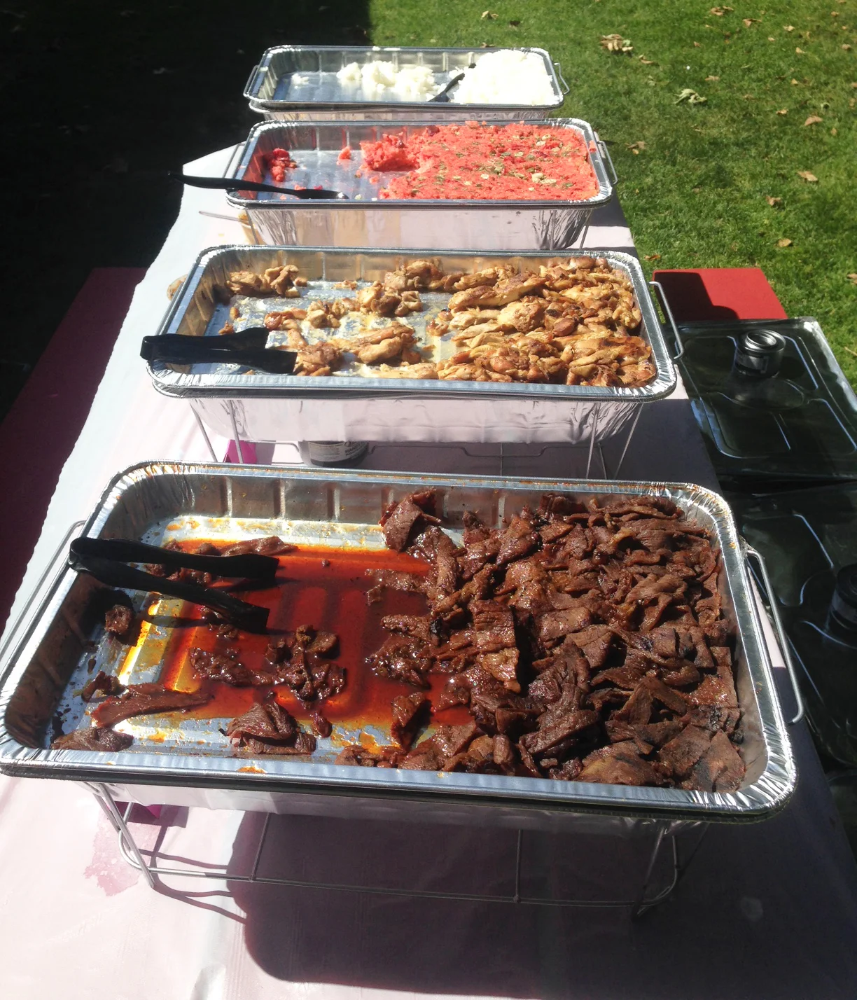 Delicious Hawaiian food provided by The Loft. 