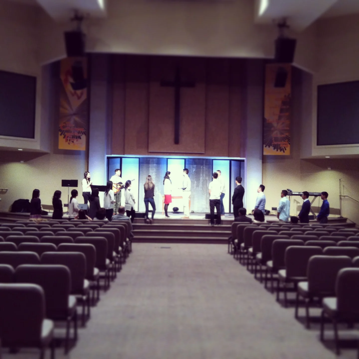 After lunch, we headed to Foster City to Central Peninsula Church for the wedding rehearsal. 
