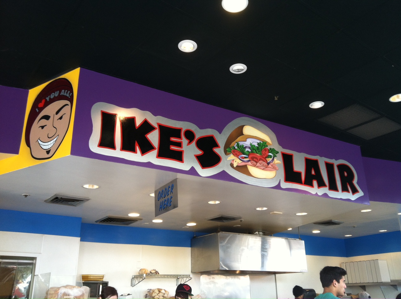 We heard so much about Ike's, so we had to stop by and grab a sandwich for lunch.
