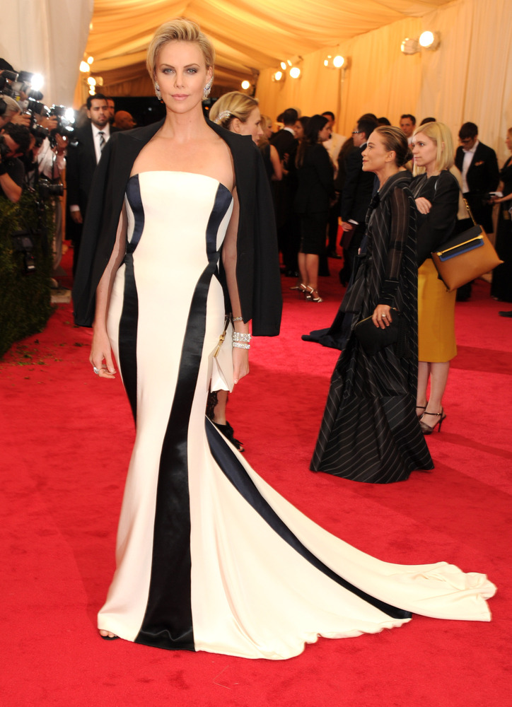 Charlize Theron looks flawless in Dior.