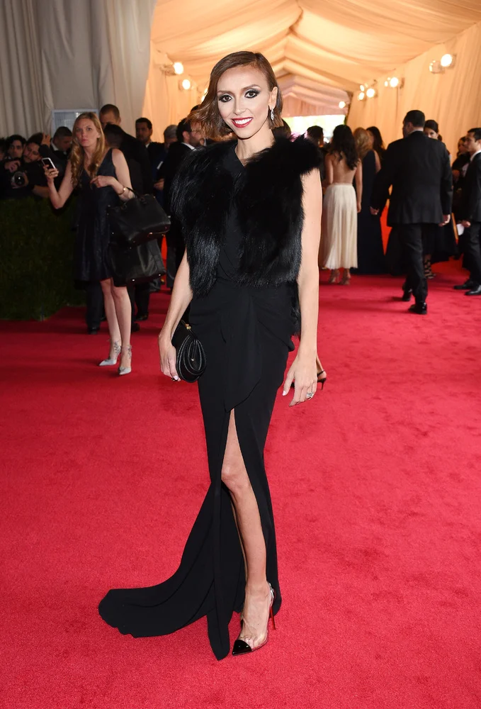 Giuliana Rancic in an all black ensemble.