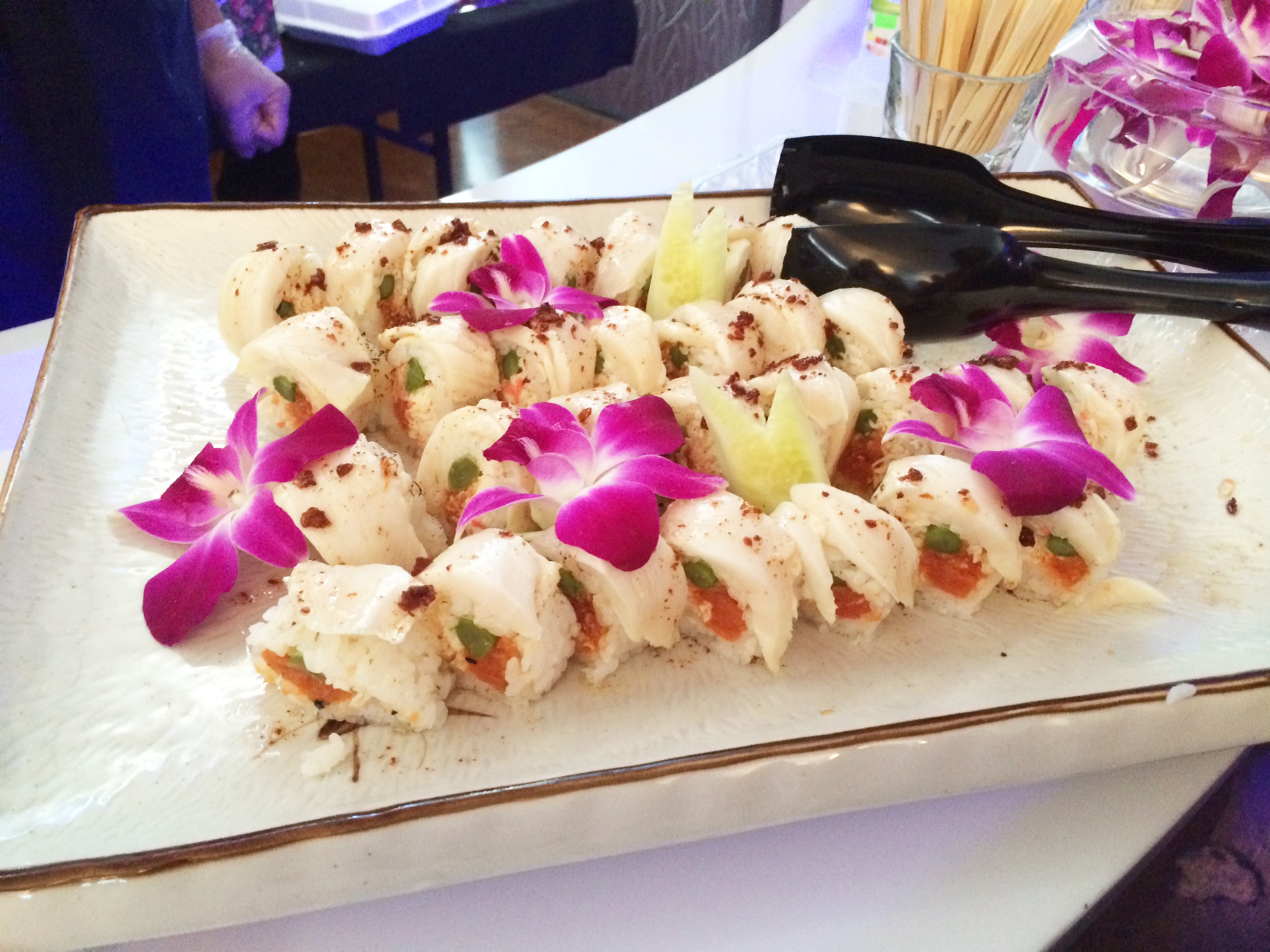Gorgeous display of sushi by Daimon Yojimbo