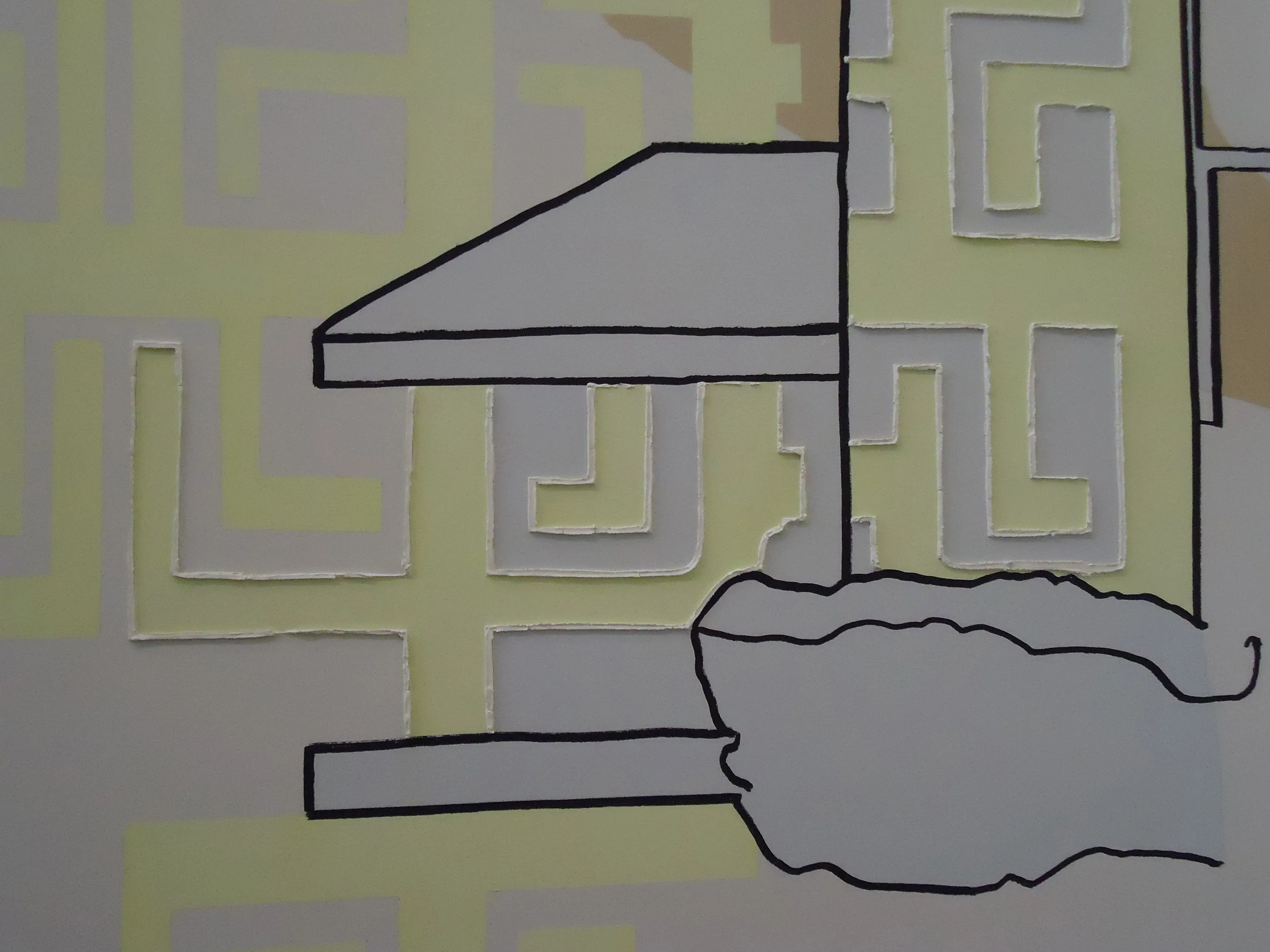 Still Rivers Run (with Grand Rapids and Great Swiftness) detail 2 left wing, 2012
