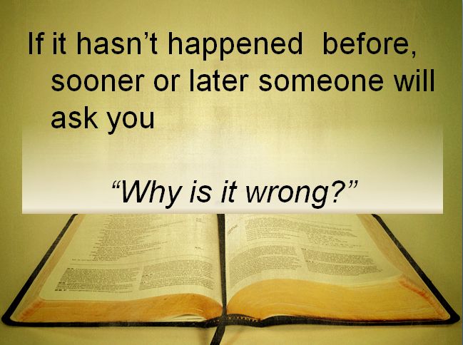 A slide from the "Truth & Morality" message