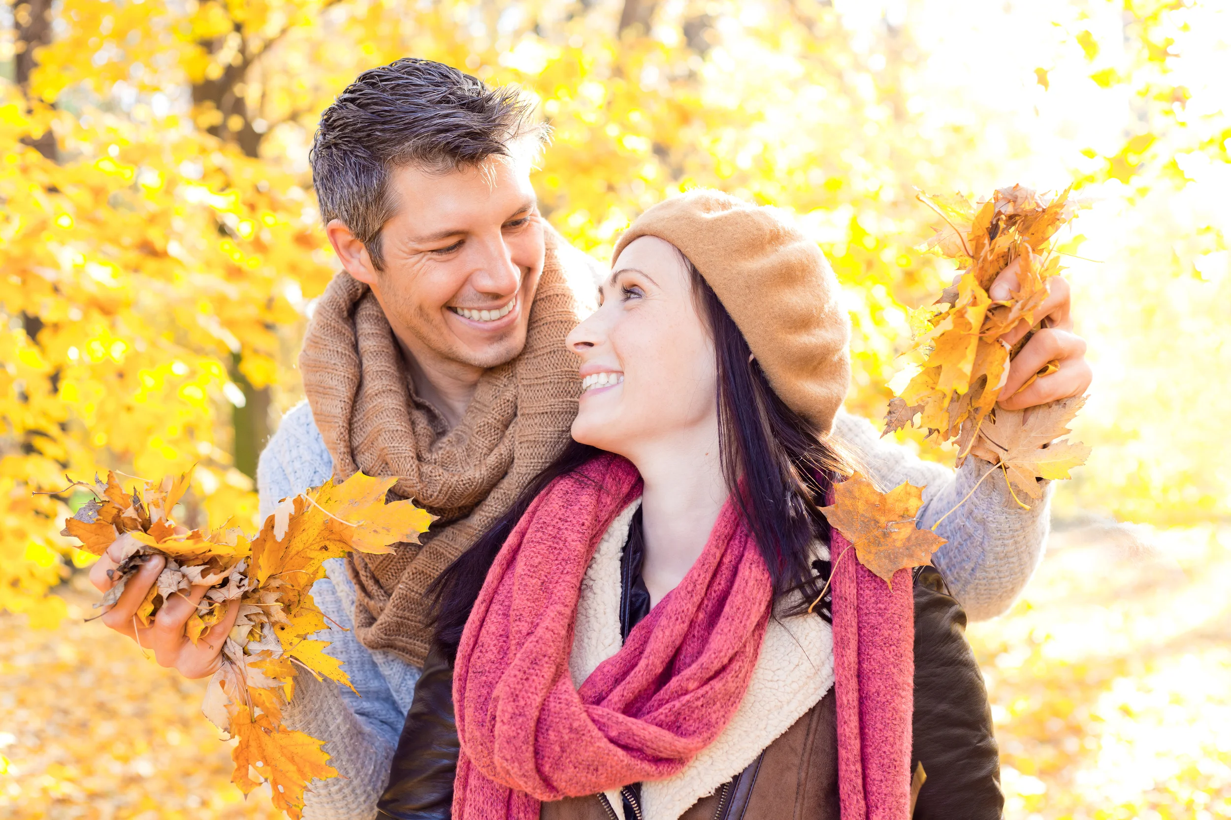 Fall Couple