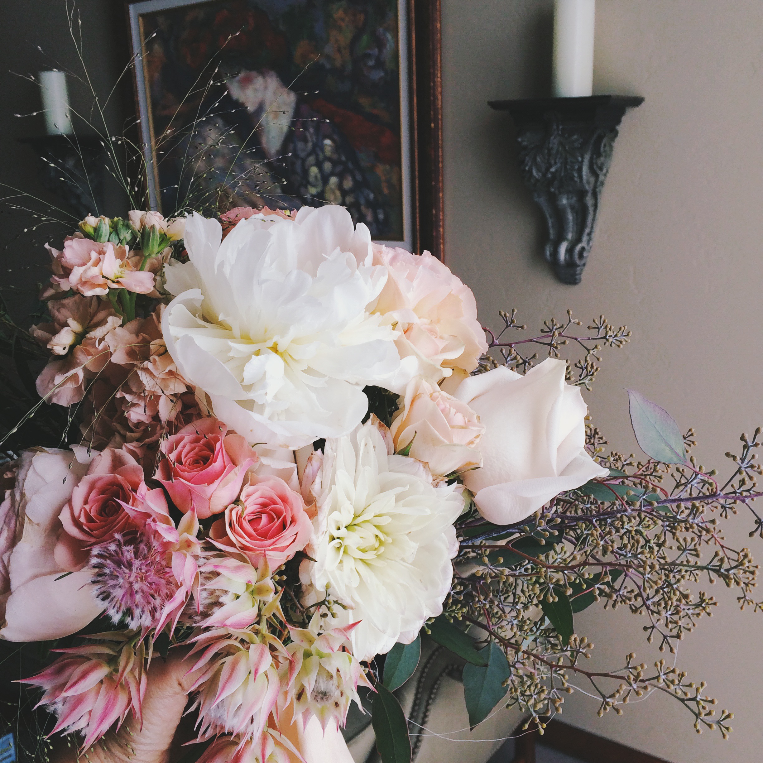 Flower bouquets by Jill Fawcett