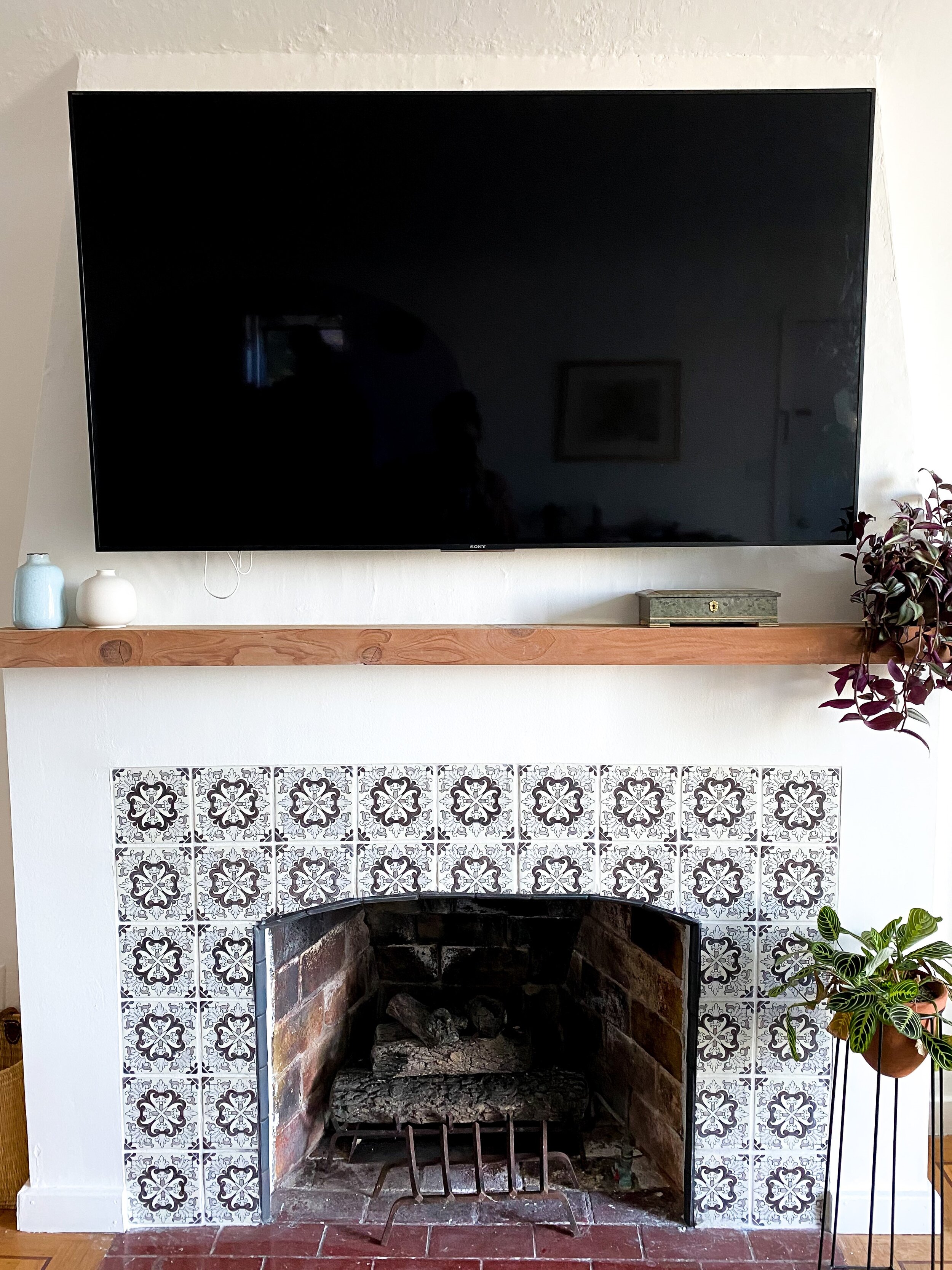 The Fireplace Renovation Spanish, Spanish Tile Fireplace Designs