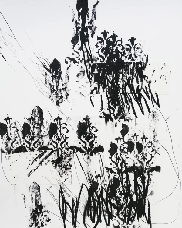 Untitled , 2016 Acrylic, ink and pencil on paper 19 x 24 inches