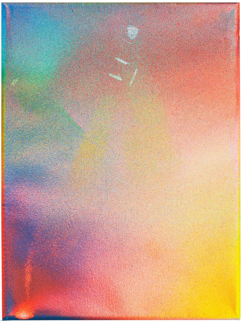 Acrylic and enamel on canvas 9x12in / 22.86cm x 30.48cm