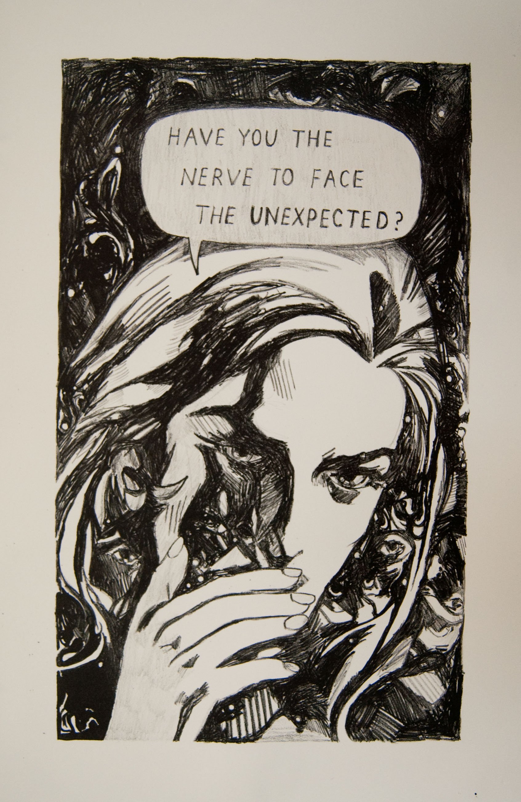 Have You the Nerve?, lithograph. 