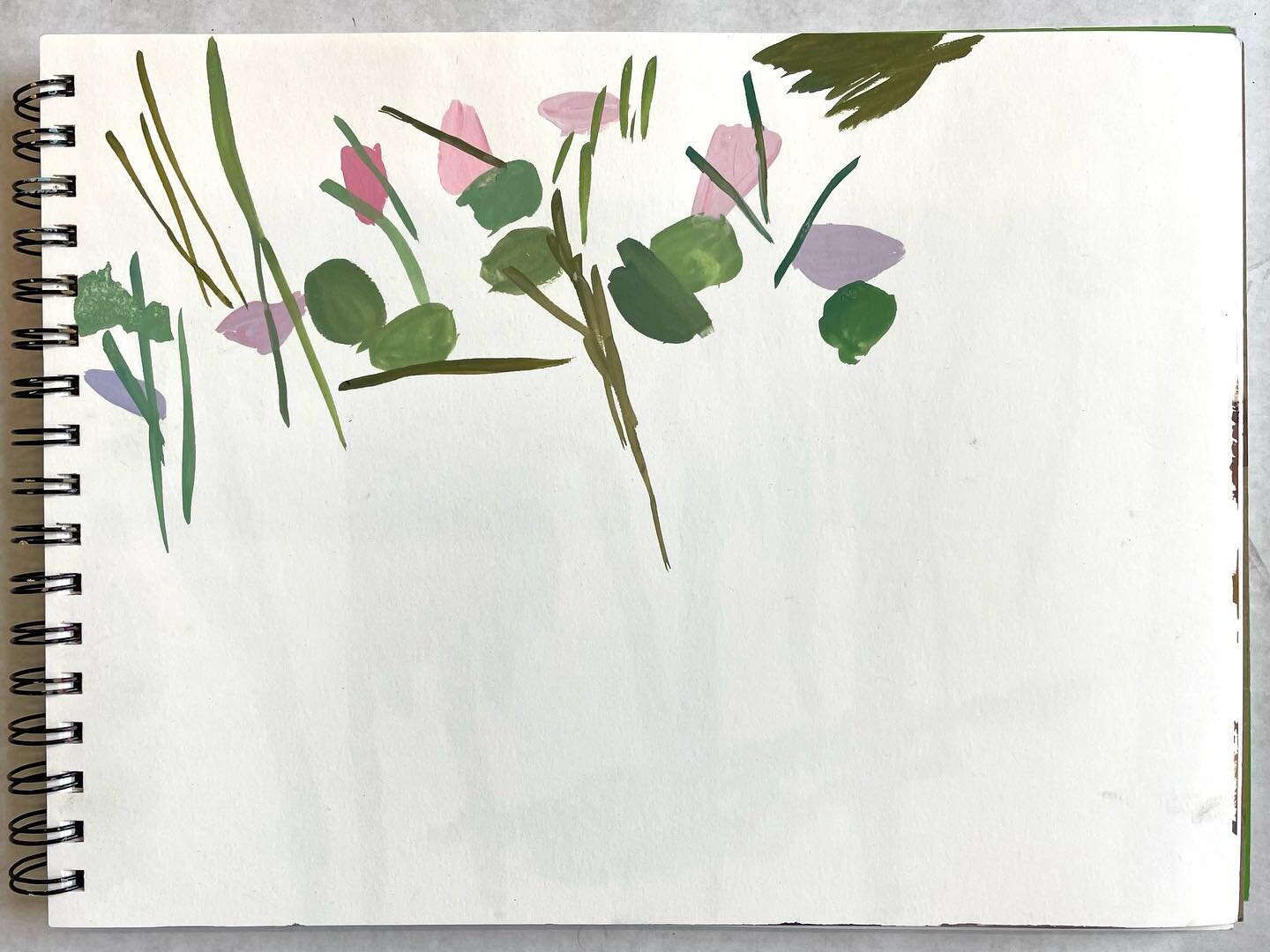 Two spring sketches, gouache on paper 🌿
.
.
.
#contemporarypainting 
#landscapepainting
#paintingplaces