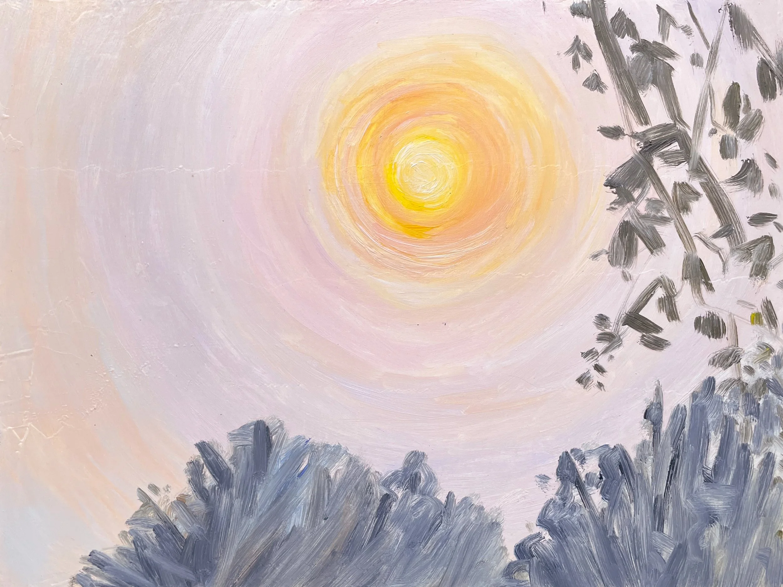 Sunset, Wildfire, August 2025