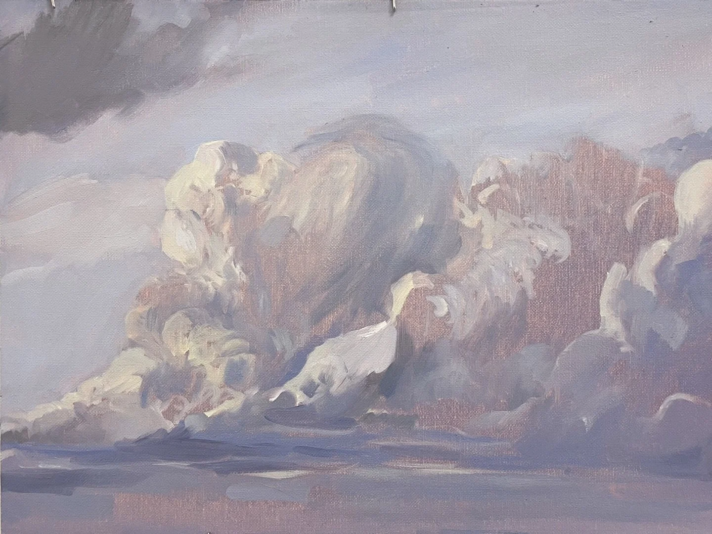 Summer Storm, June 2026
oil on linen mounted on panel
9 x 12 in
Available - inquire @bluedoorbluedoor 

#painting
#contemporarypainting
#pleinair