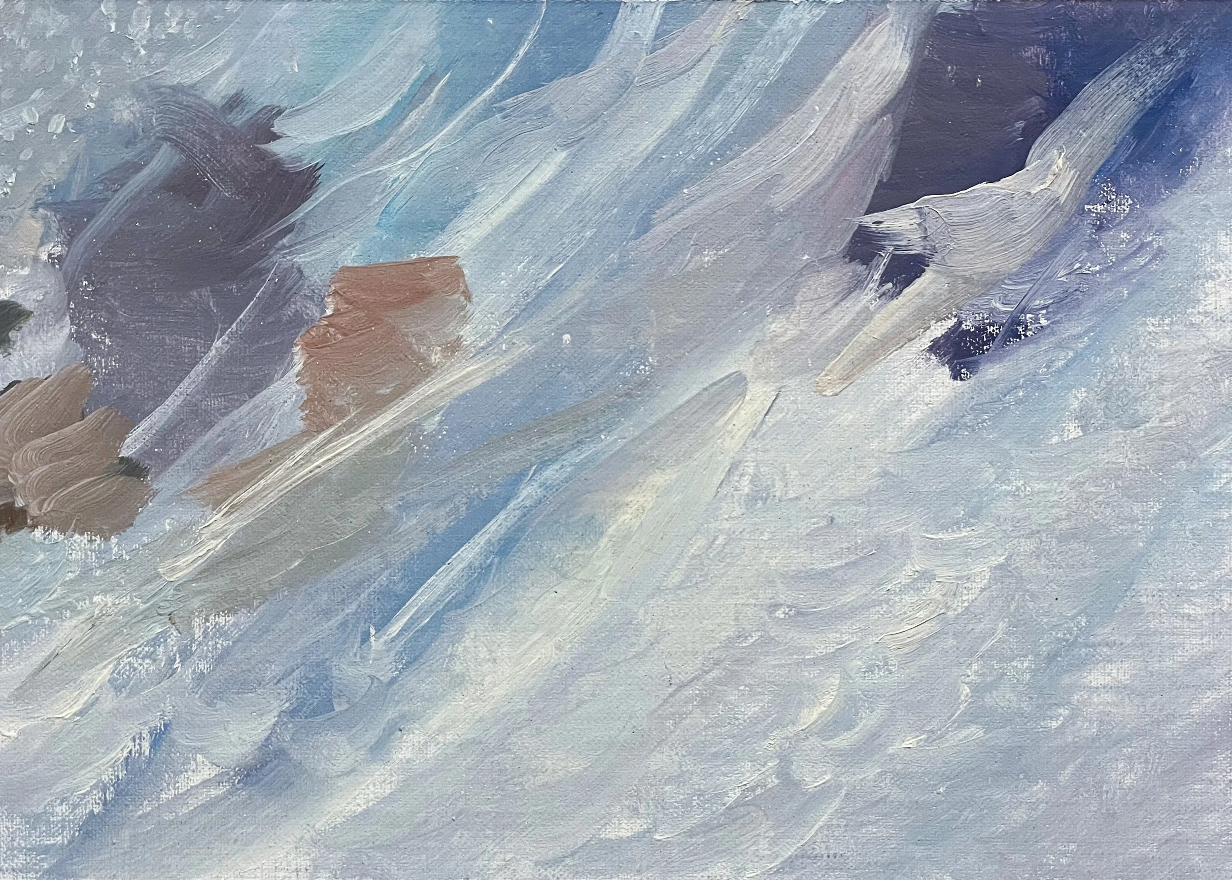 Study in a Rooftop Blizzard