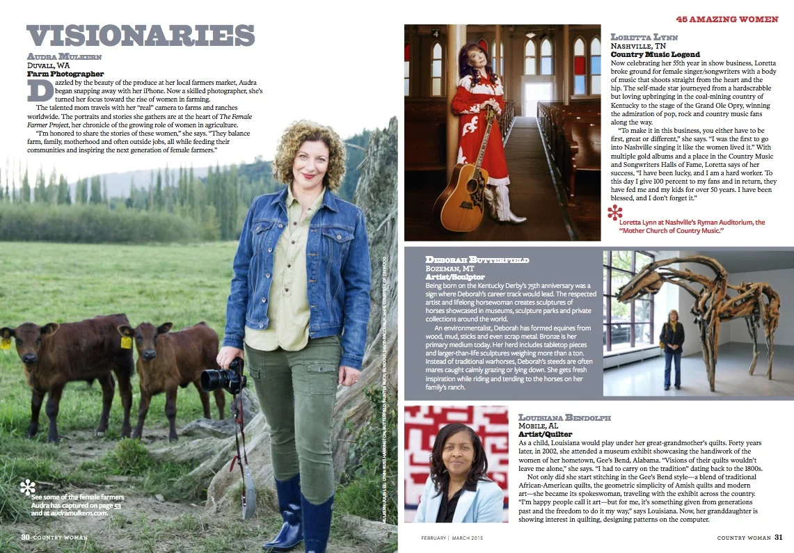 country woman magazine: 45 amazing country women