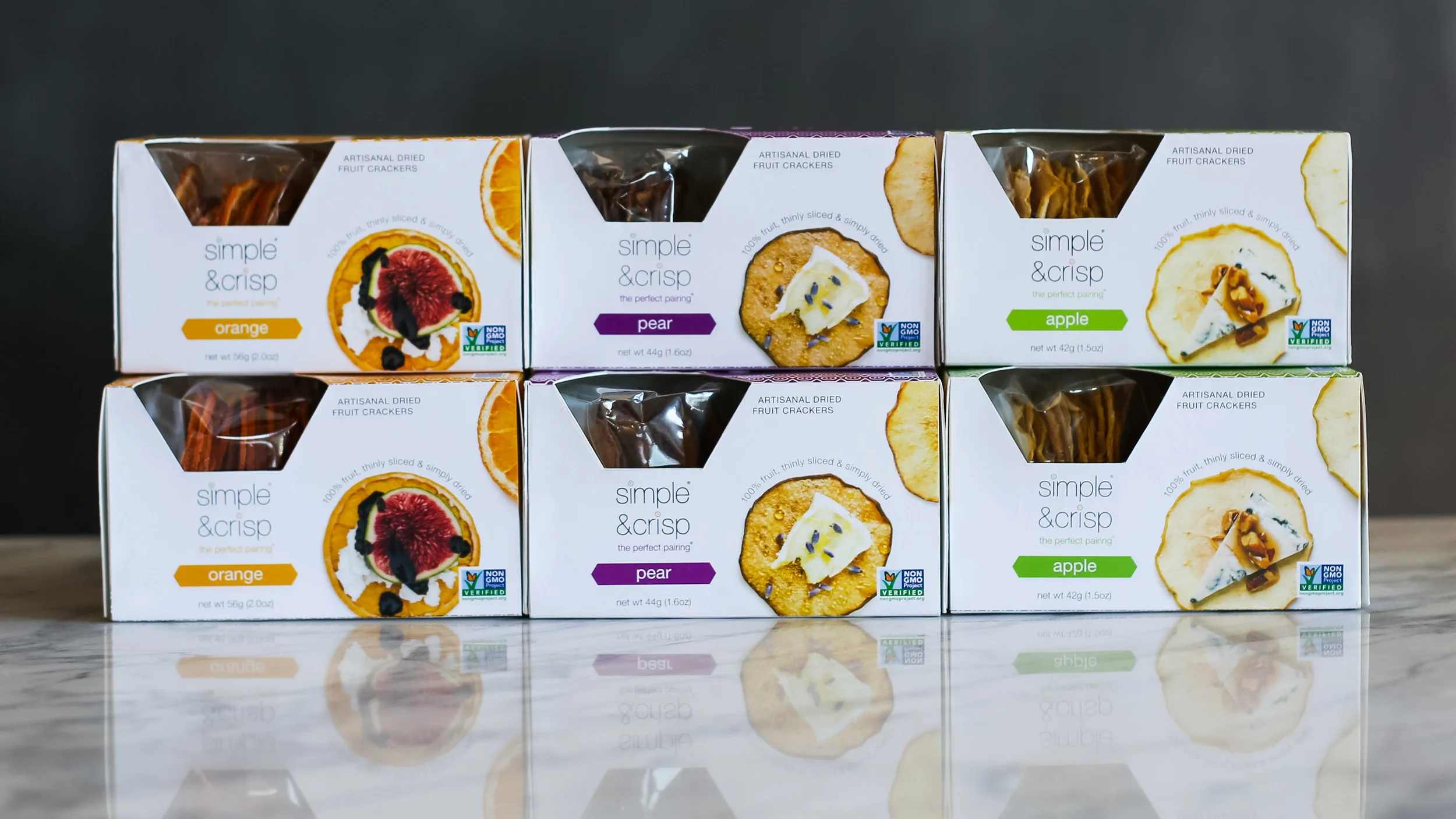 simple & crisp packaging