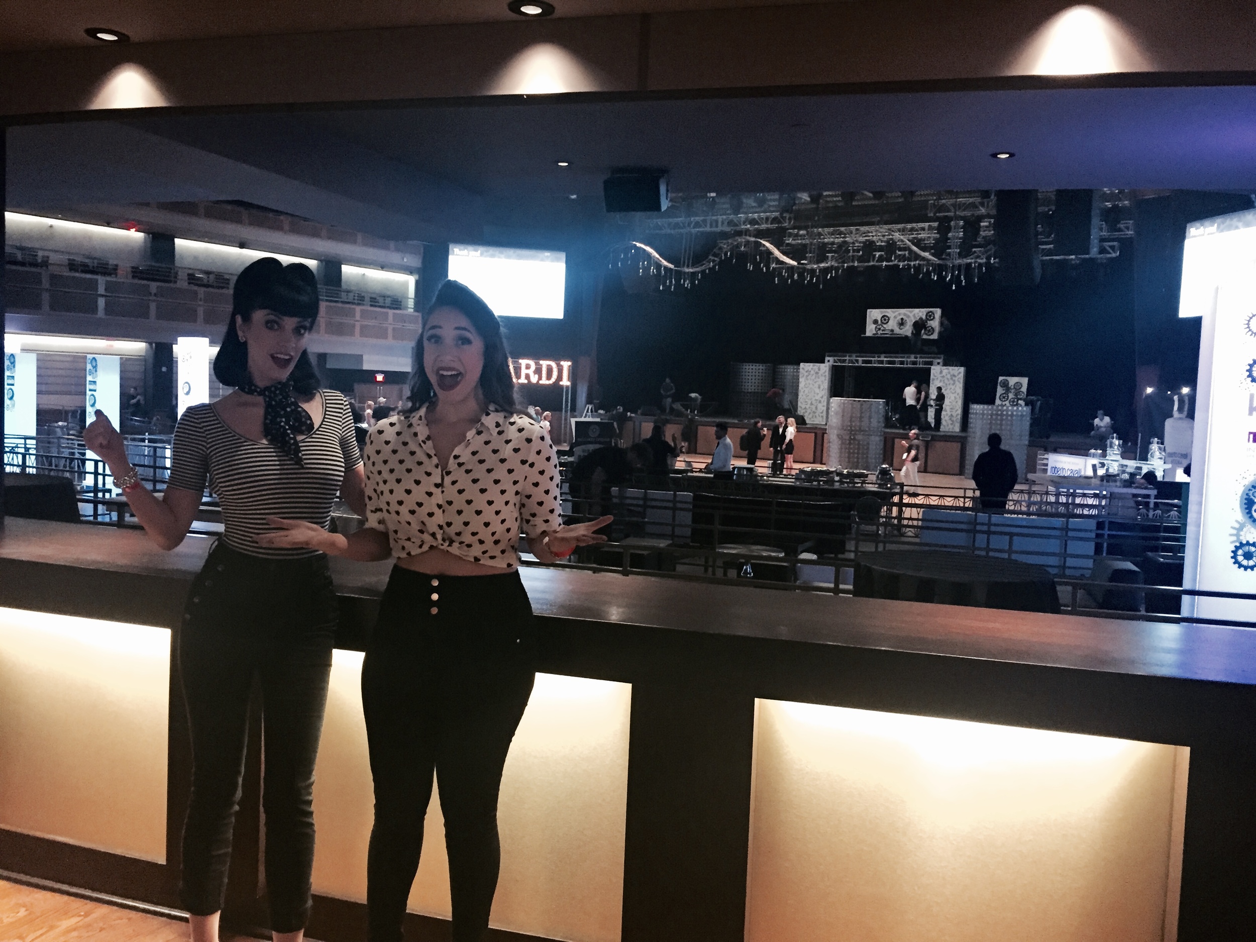 At The joint- Hard Rock Hotel and Casino, Las Vegas getting ready to go up and sound check.