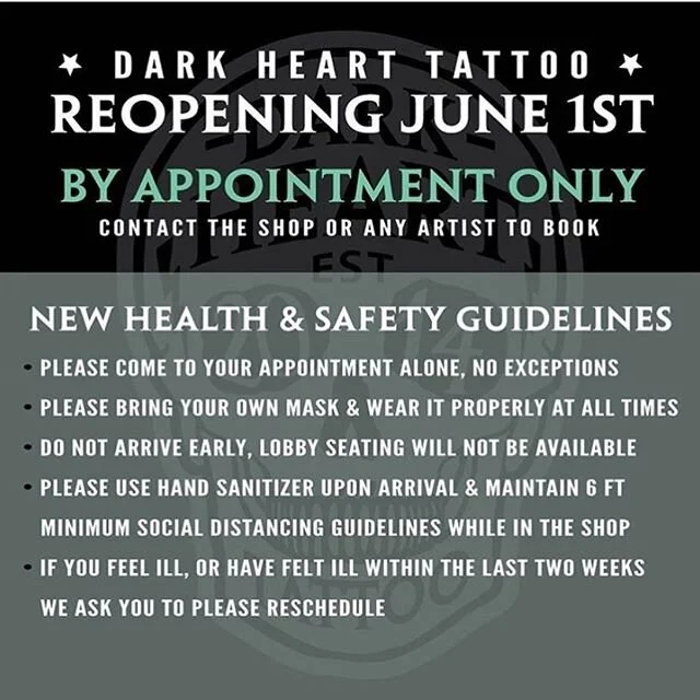 Let’s do this! And keep it clean!
DM me to set up your appointments! @darkhearttattoo
