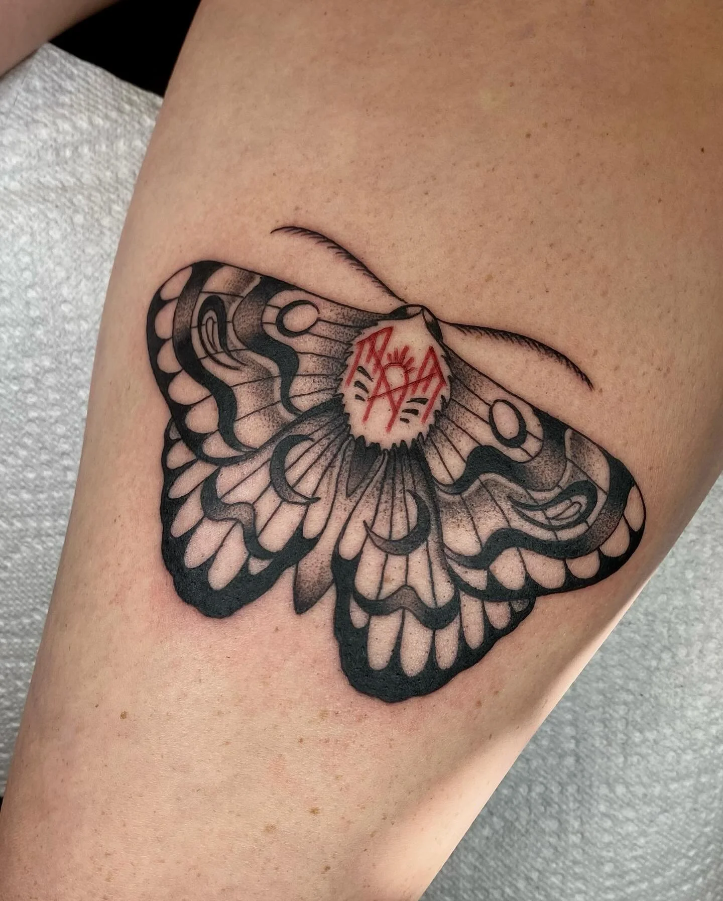 Here’s some tattooed stuff, some healed stuff, some painted stuff. The BEST way to book with me is to stop by the shop. But if you’re feelin’ lazy you can call the shop. And if you’re feelin’ phone-shy you can DM me (or