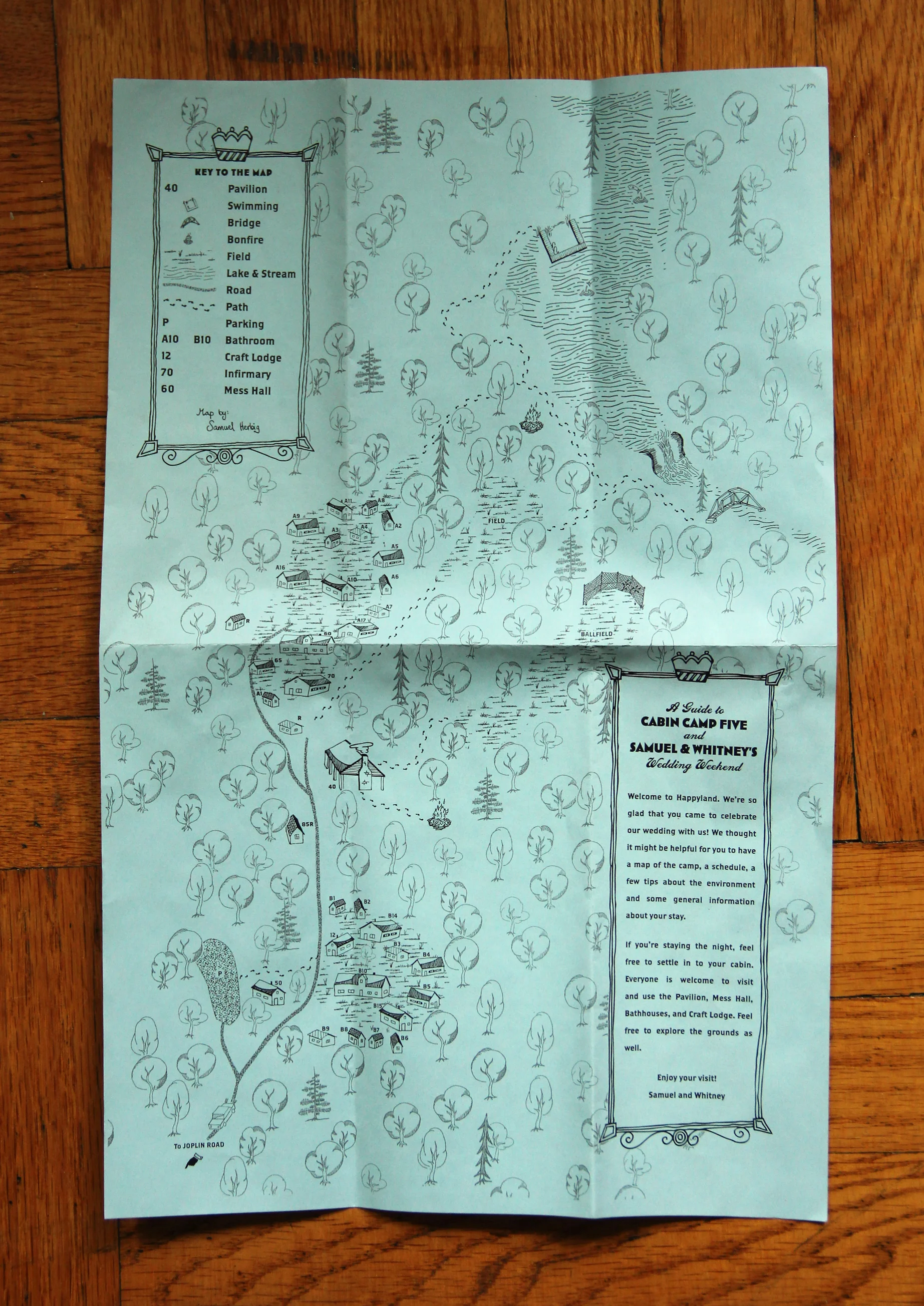 The map