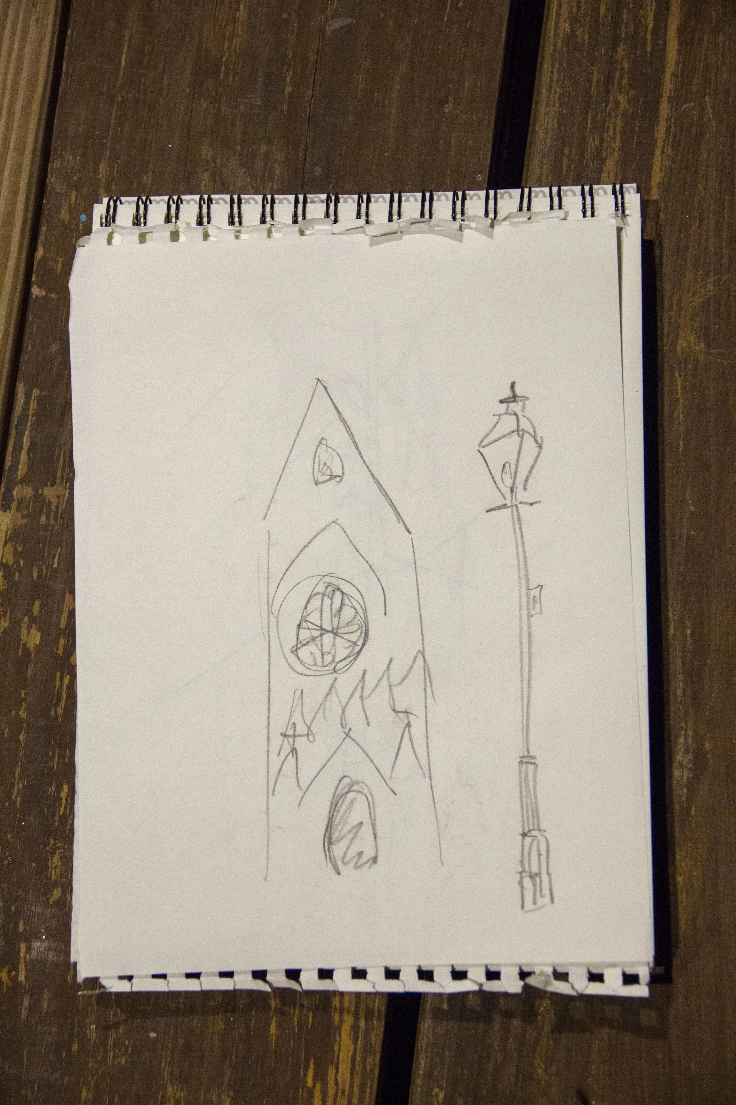 Two 90 second drawings (Sam going for extra credit here)