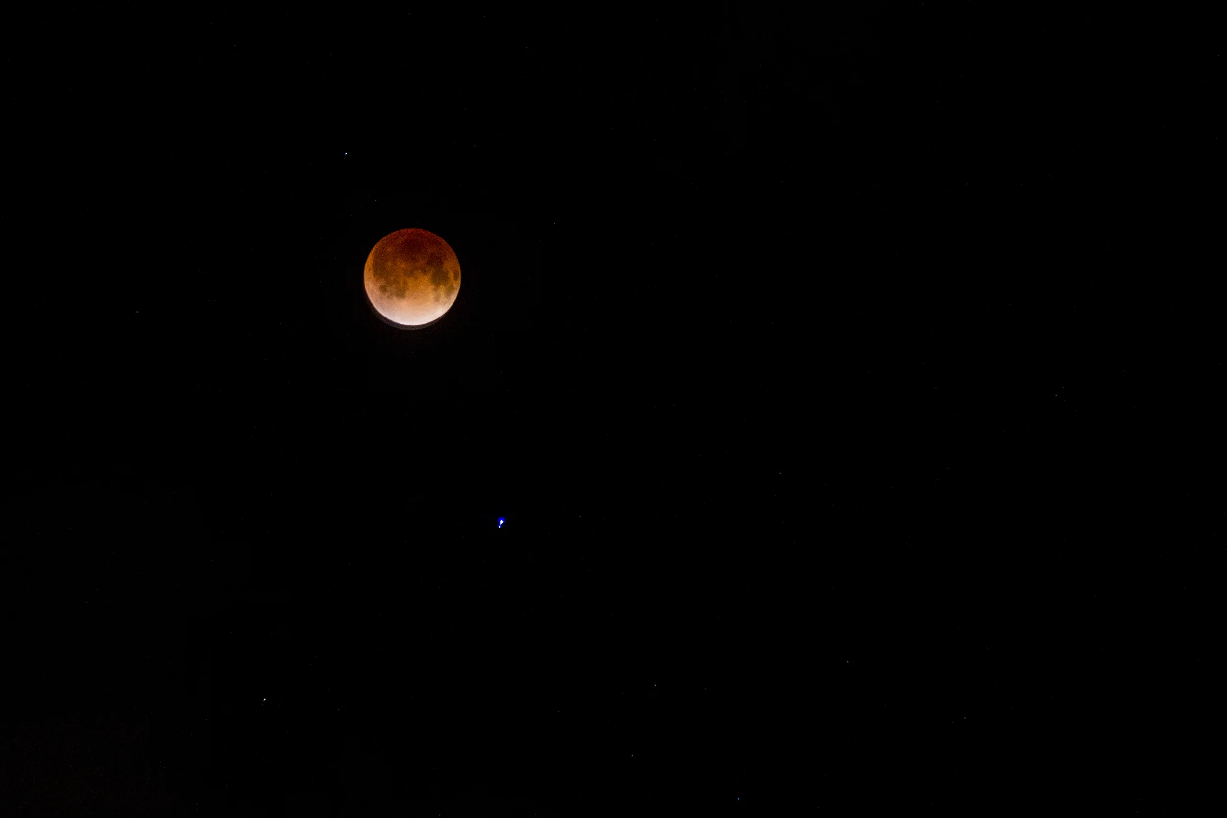 "The first half of the eclipse"