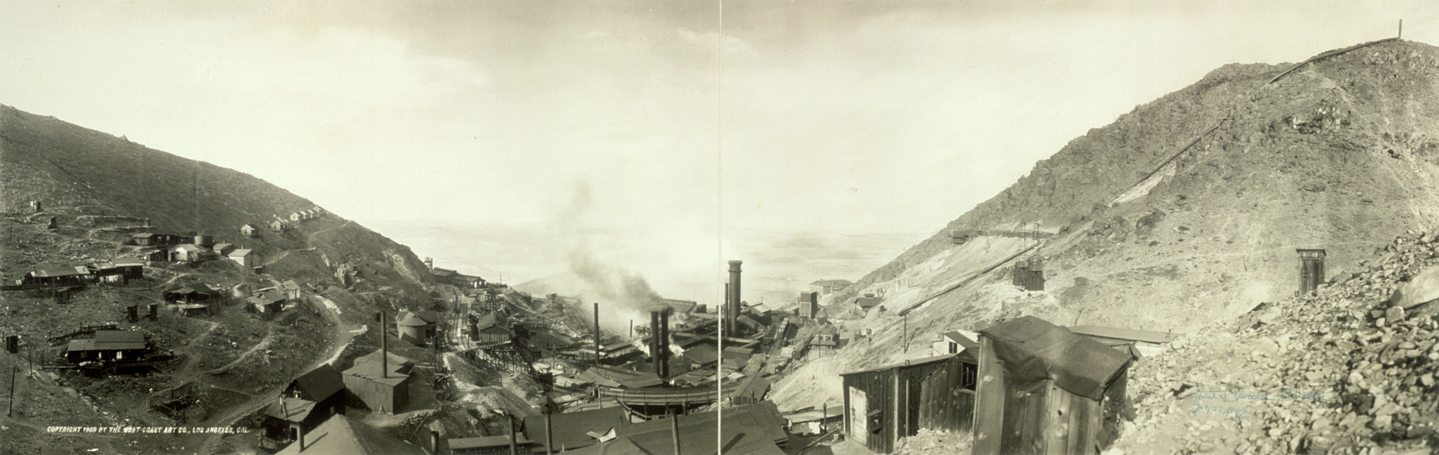 The mine, before it became an open pit mine. That's what Wiki says, anyhow.
