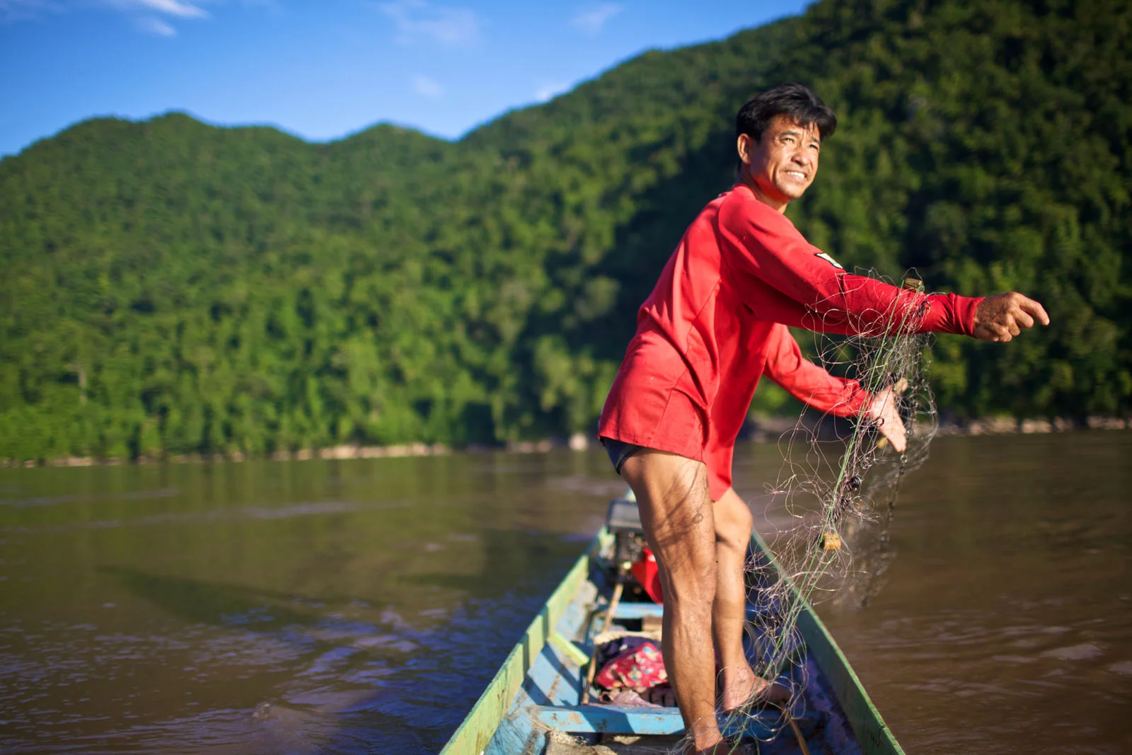 Fisherman, Luang Pabang - CGIAR Challenge Program