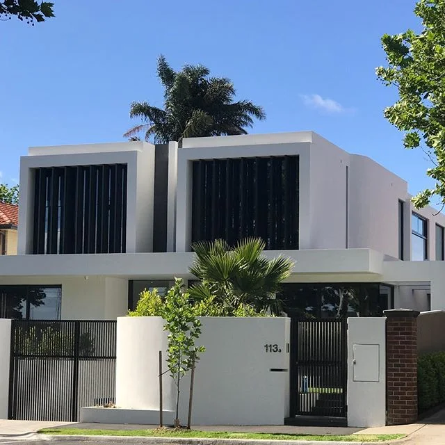 Another nice #orangeboard job. #obrender #eifs #lightweightcladding #mac #melbournearchitectute #rmax