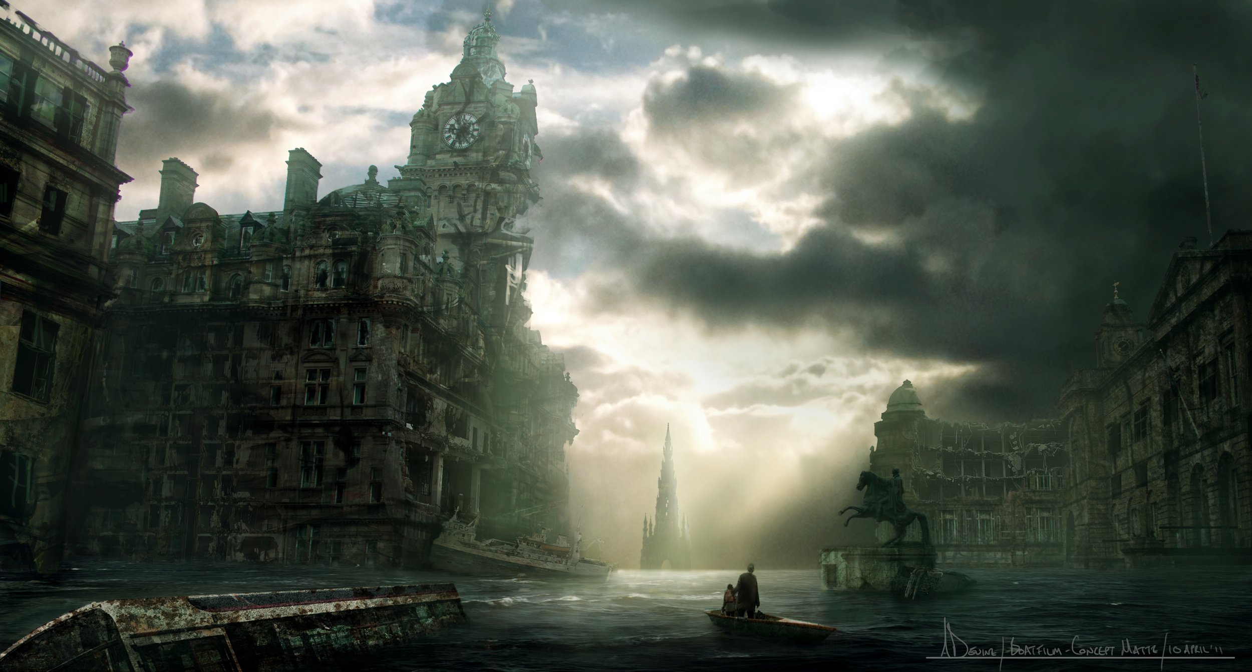 Boat Matte Painting Balmoral Under Water.jpg