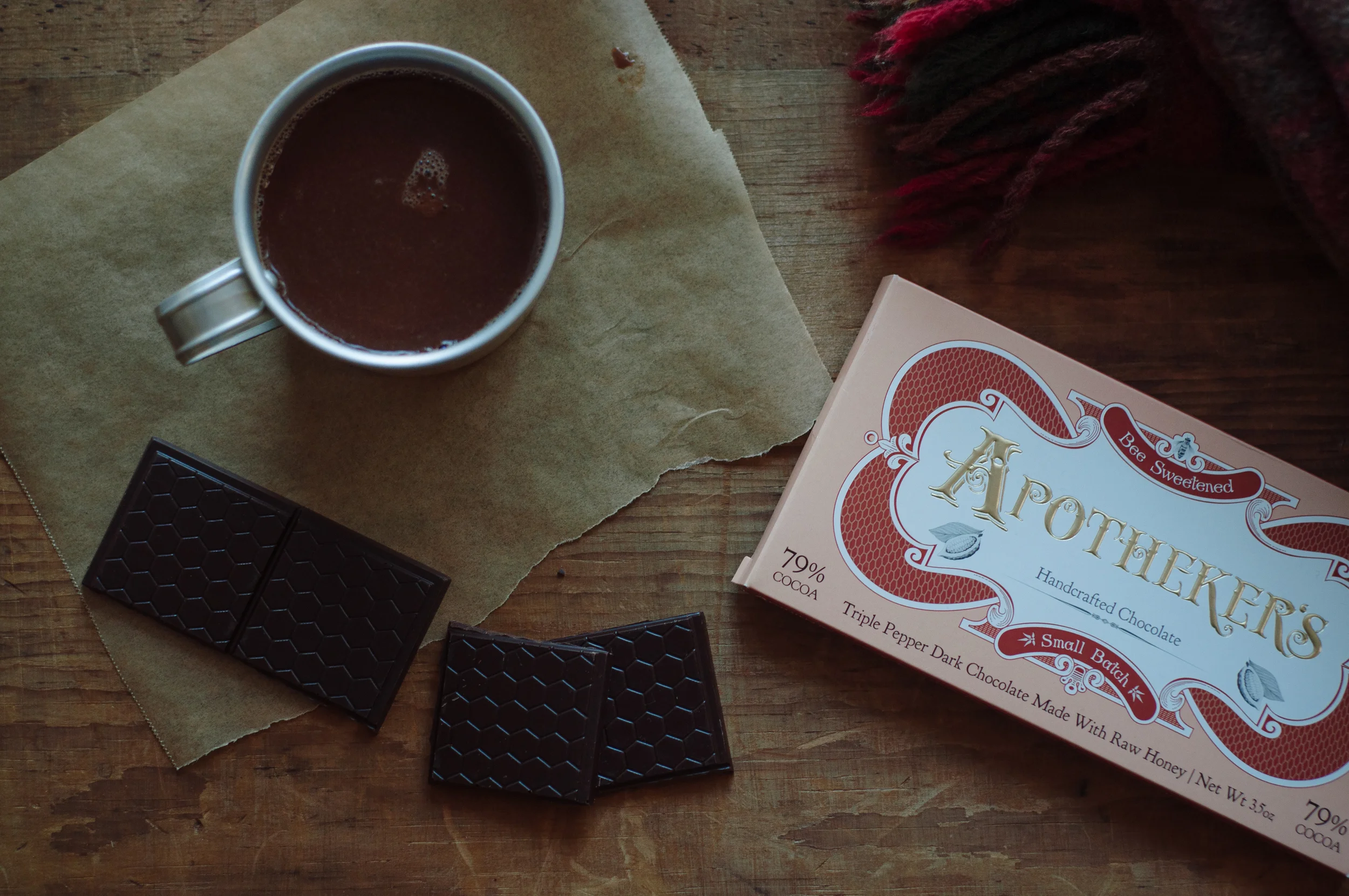 Spicy Bourbon Hot Chocolate