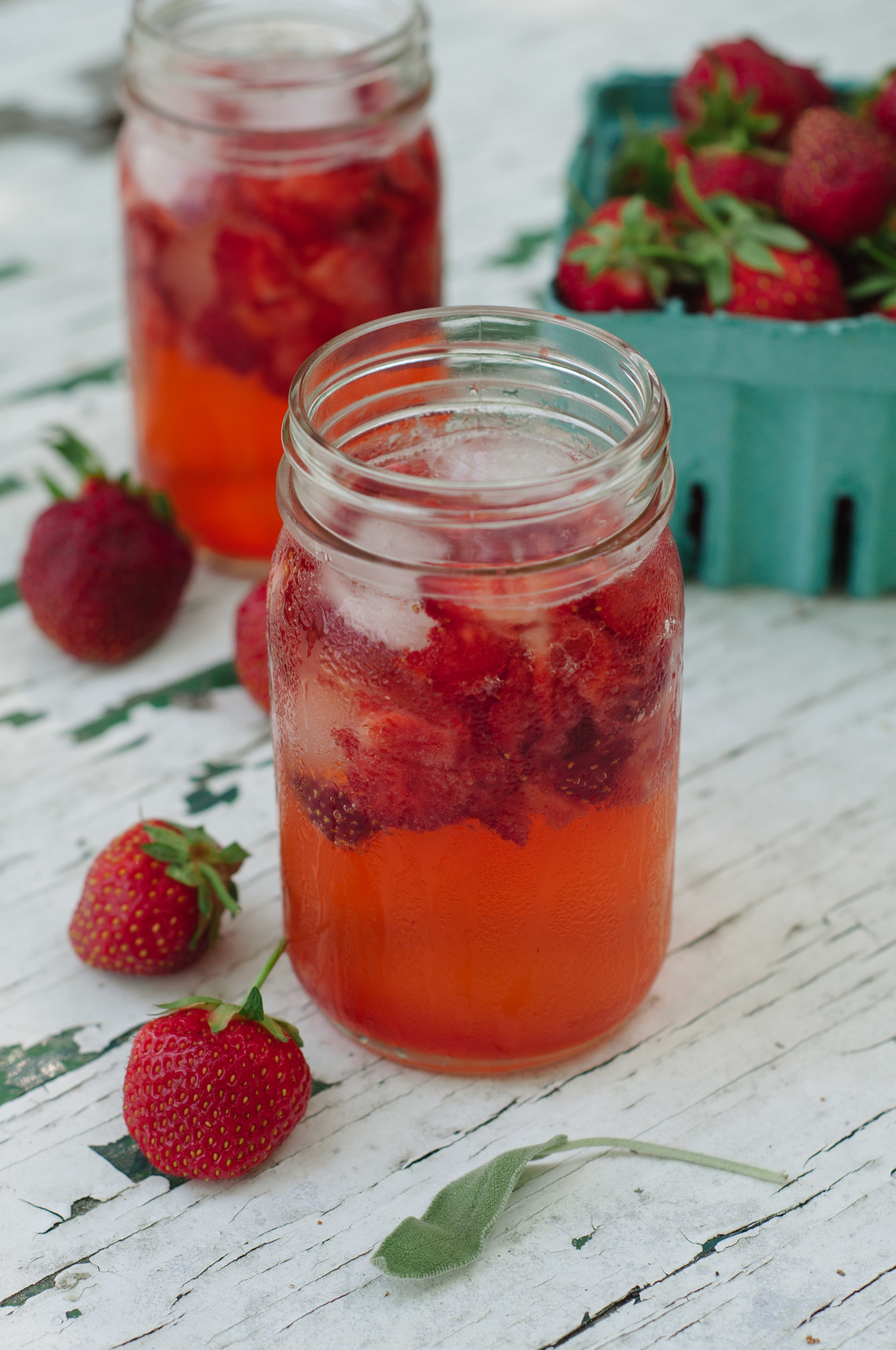 Strawberry Sage Cooler