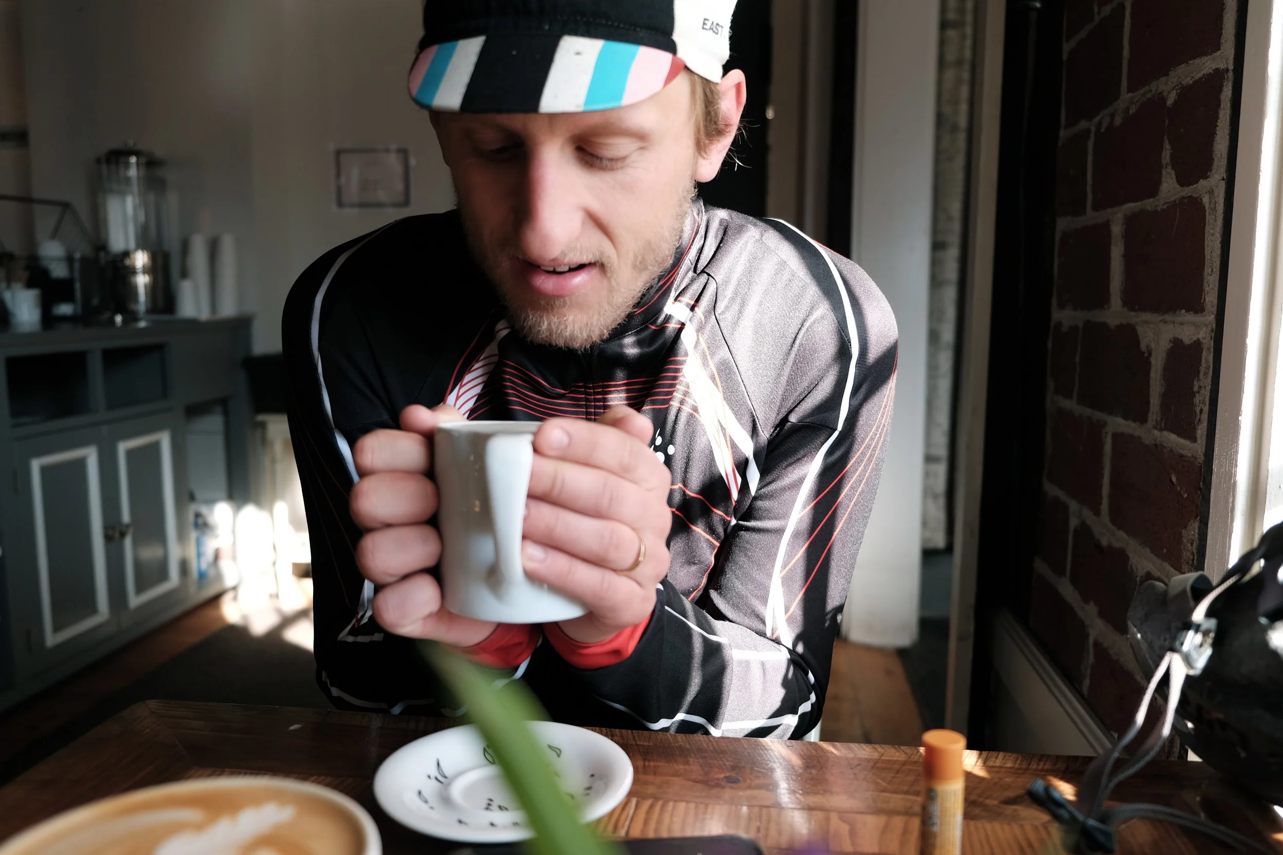 The Morning Ritual of Road Cyclists
