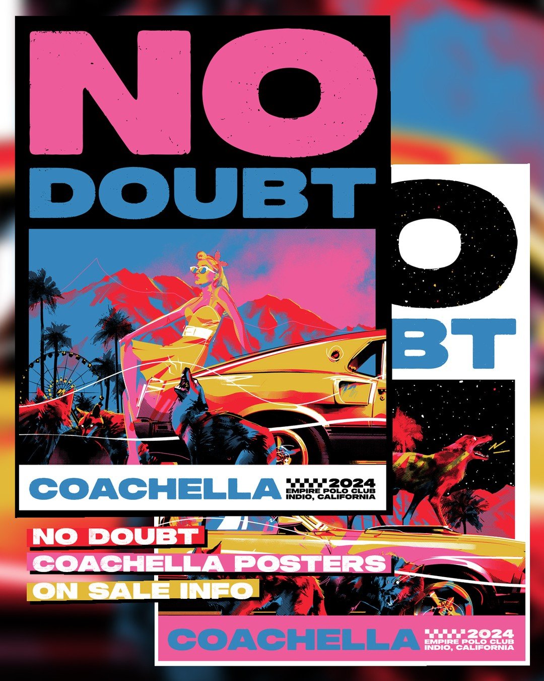 ON SALE INFO!

I will be putting my AP copies of No Doubt's Coachella poster on sale THIS WEDNESDAY (4/24) at matttaylordraws.bigcartel.com

They will be priced at $75 each (+ postage) and there's a limit of one per design per customer. Any multiple 