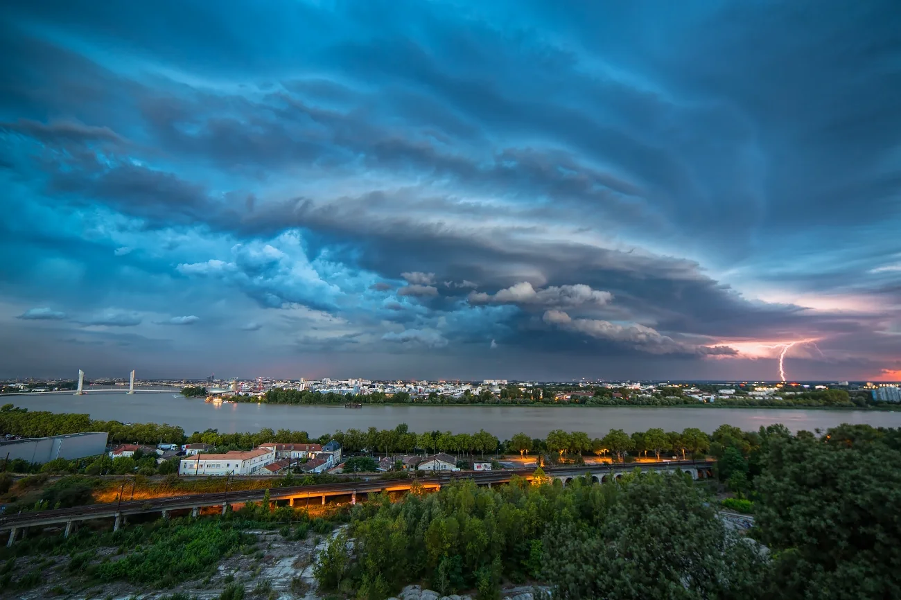 Arcus sur la métropole bordelaise le 28 aout 2018
