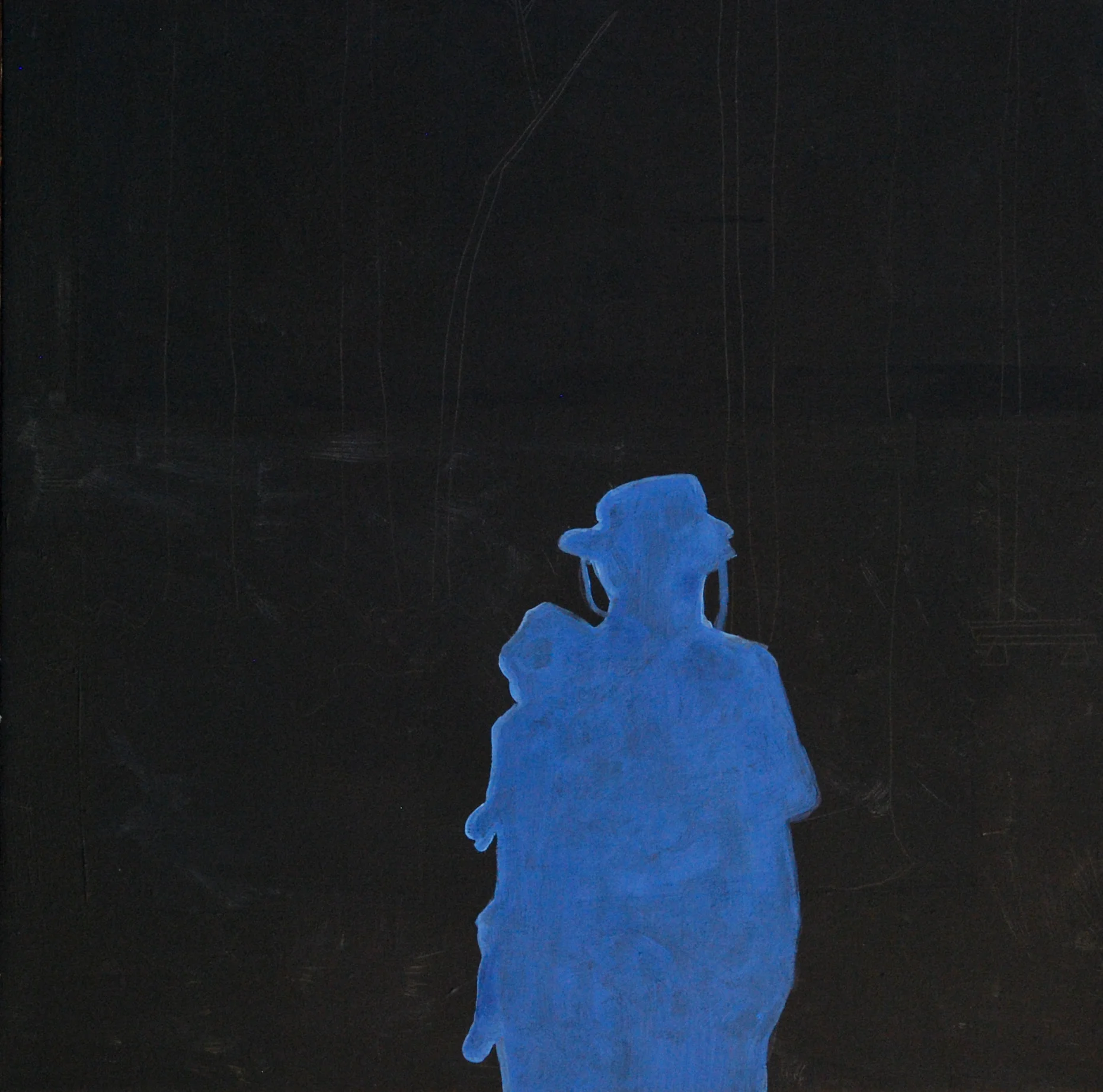 Campy. 2011. Acrylic on Paper. 16" x 16"