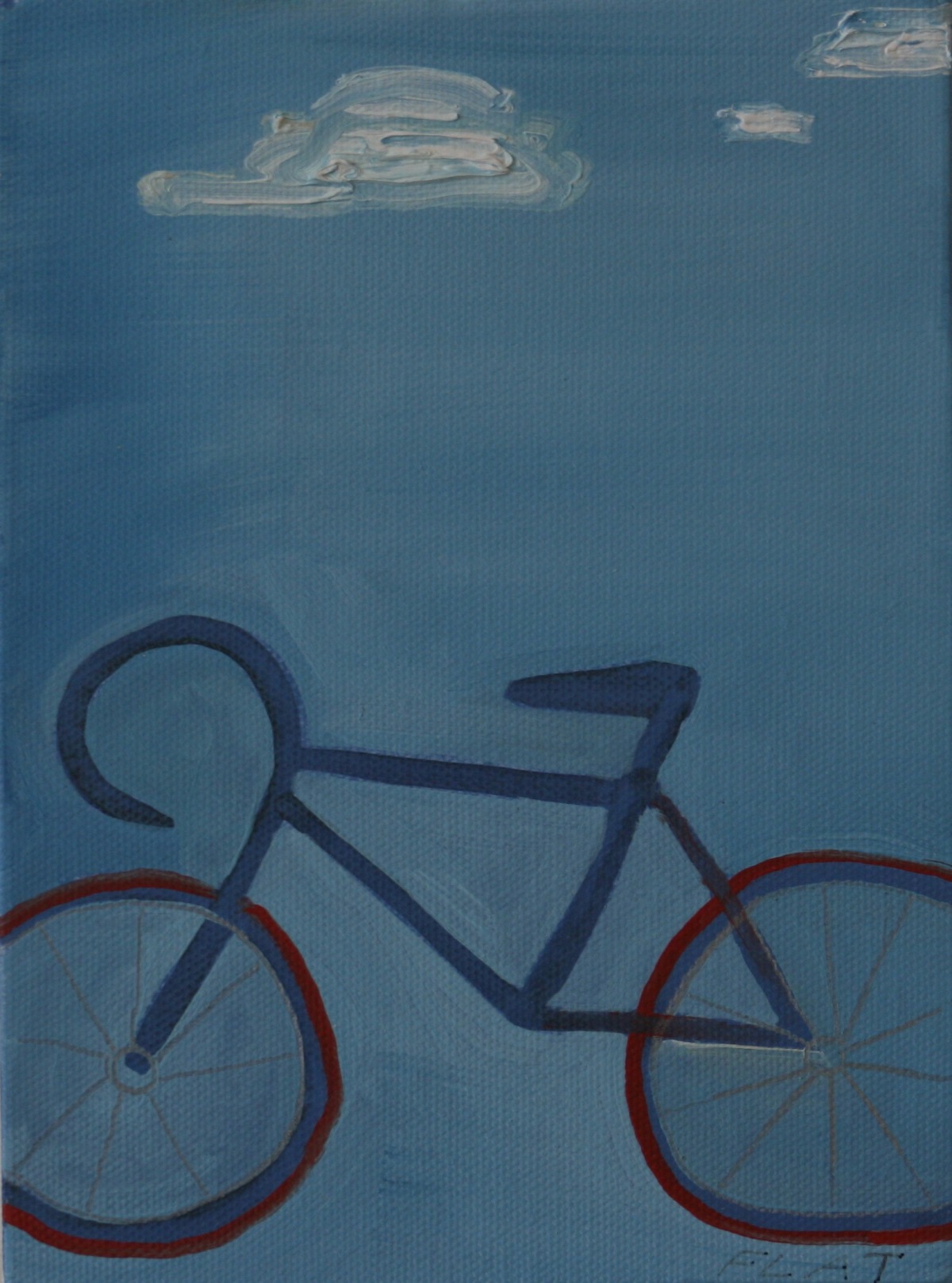 Flat. 2008. Oil on Canvas. 8" x 6"