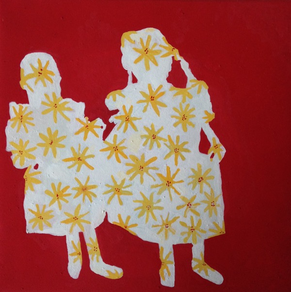 Edelweiss. 2014. gouache on paper. 6" x 6"